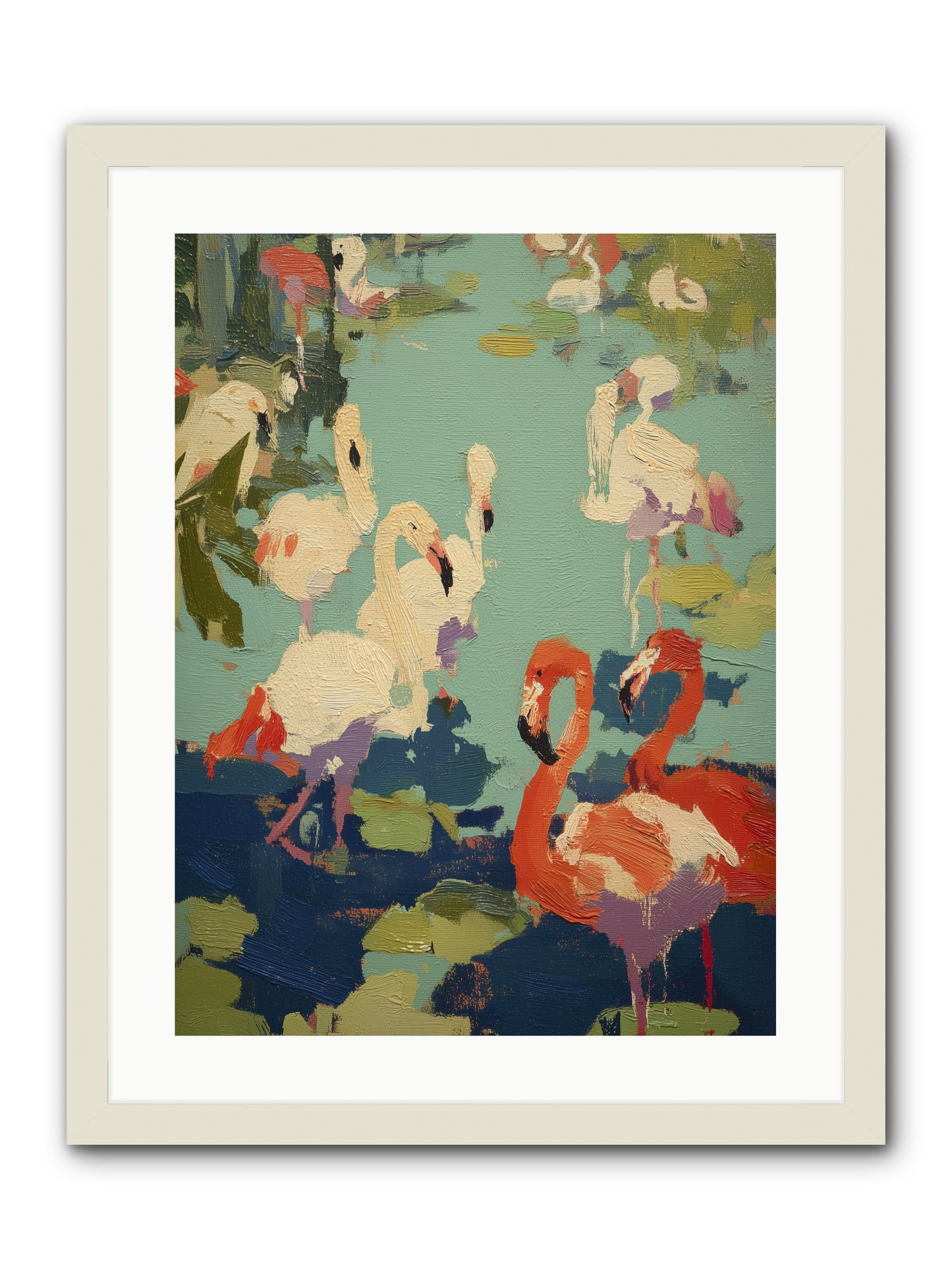 Natural Authority -- Framed Print - White 18x24