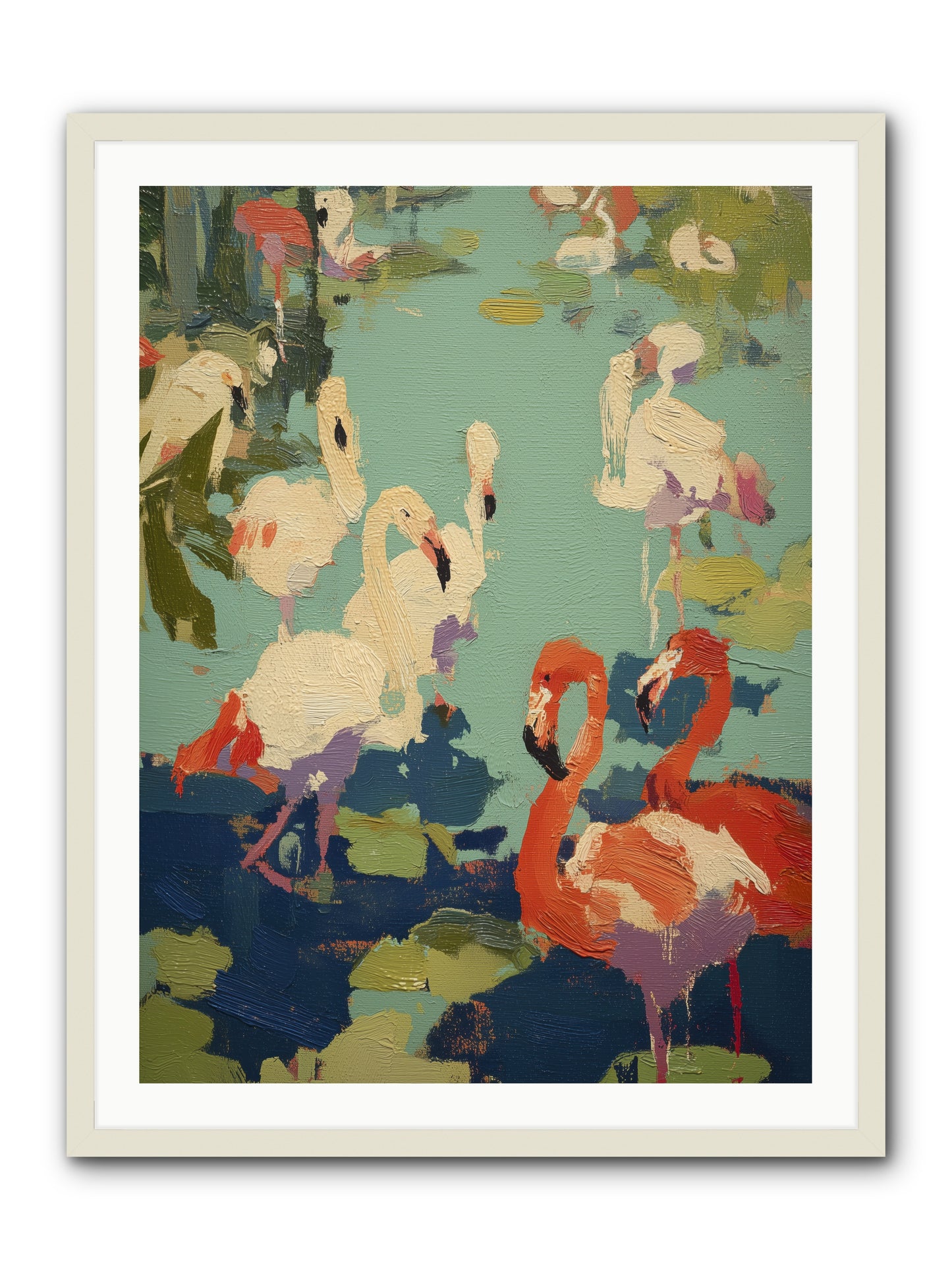 Natural Authority -- Framed Print - White 30x40