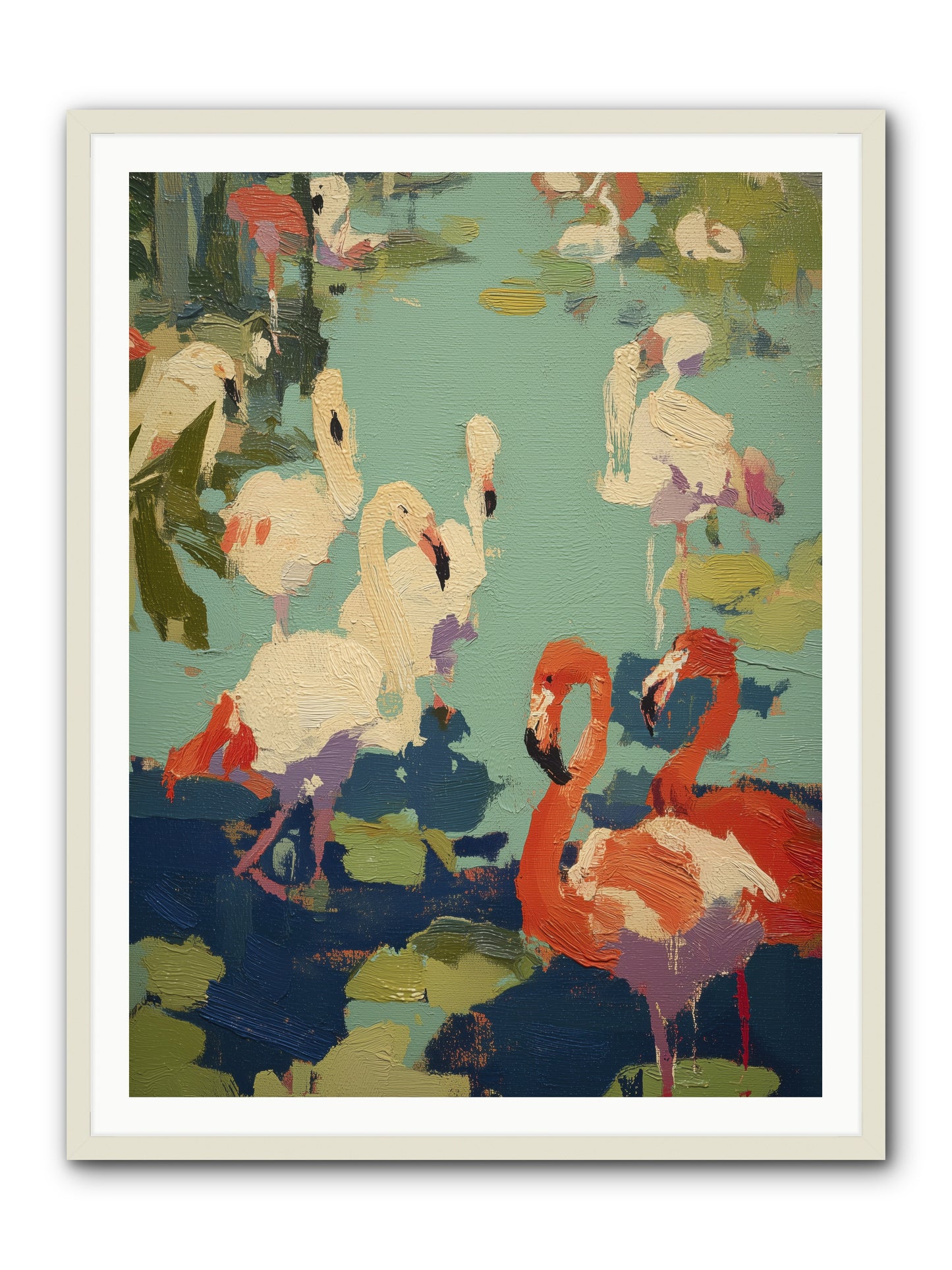 Natural Authority -- Framed Print - White 36x48