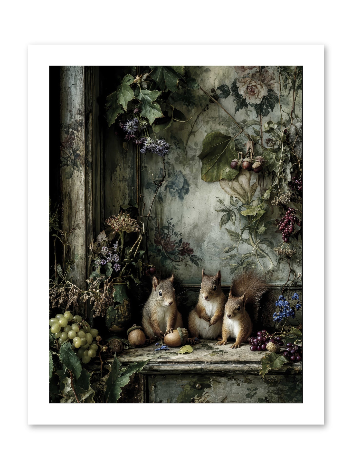 Nature’s Quiet CollectorsREZ -- Loose Canvas Print 12x16