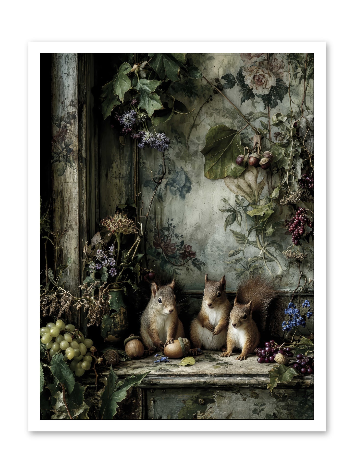 Nature’s Quiet CollectorsREZ -- Loose Canvas Print 24x32