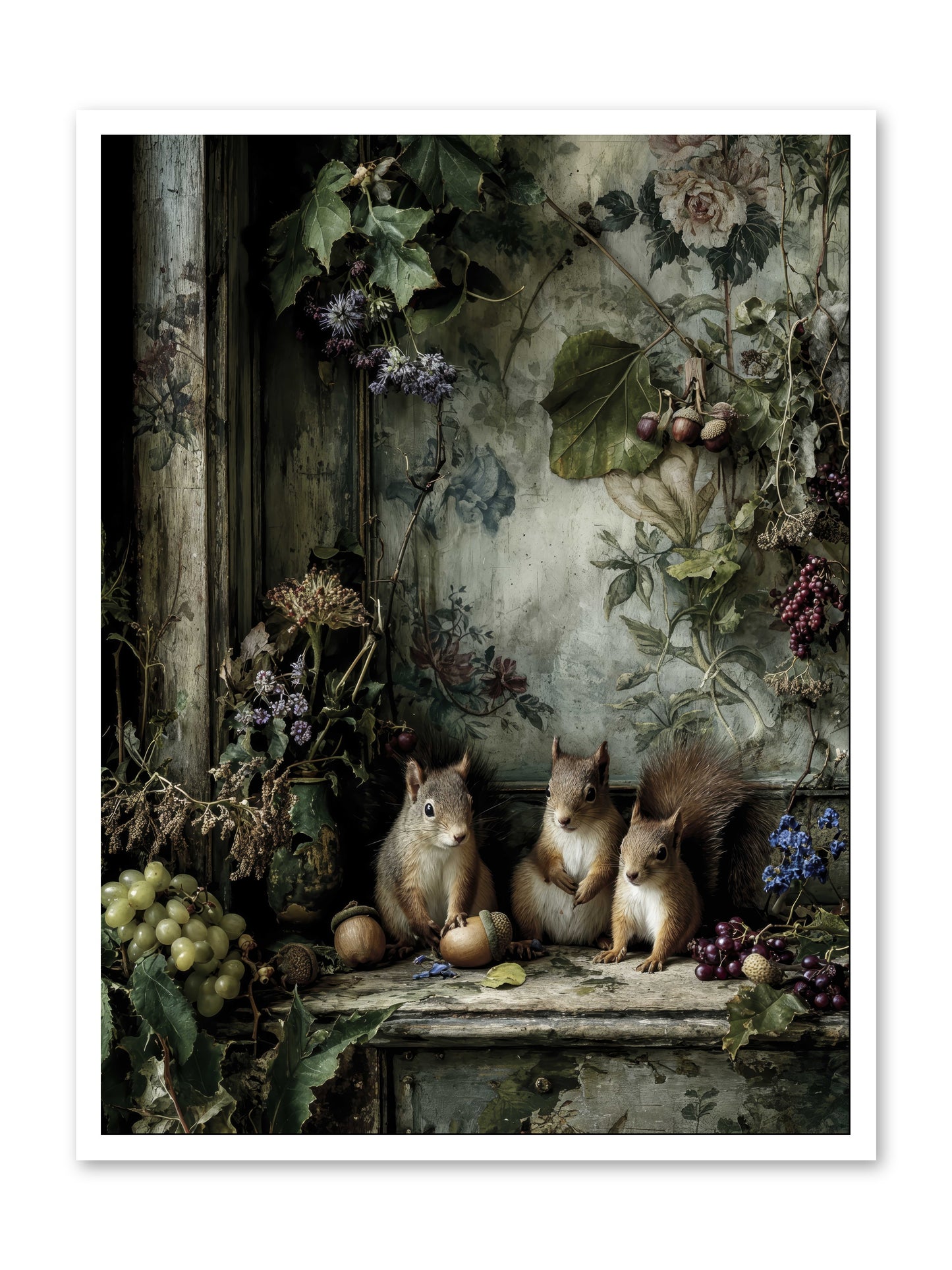 Nature’s Quiet CollectorsREZ -- Loose Canvas Print 30x40