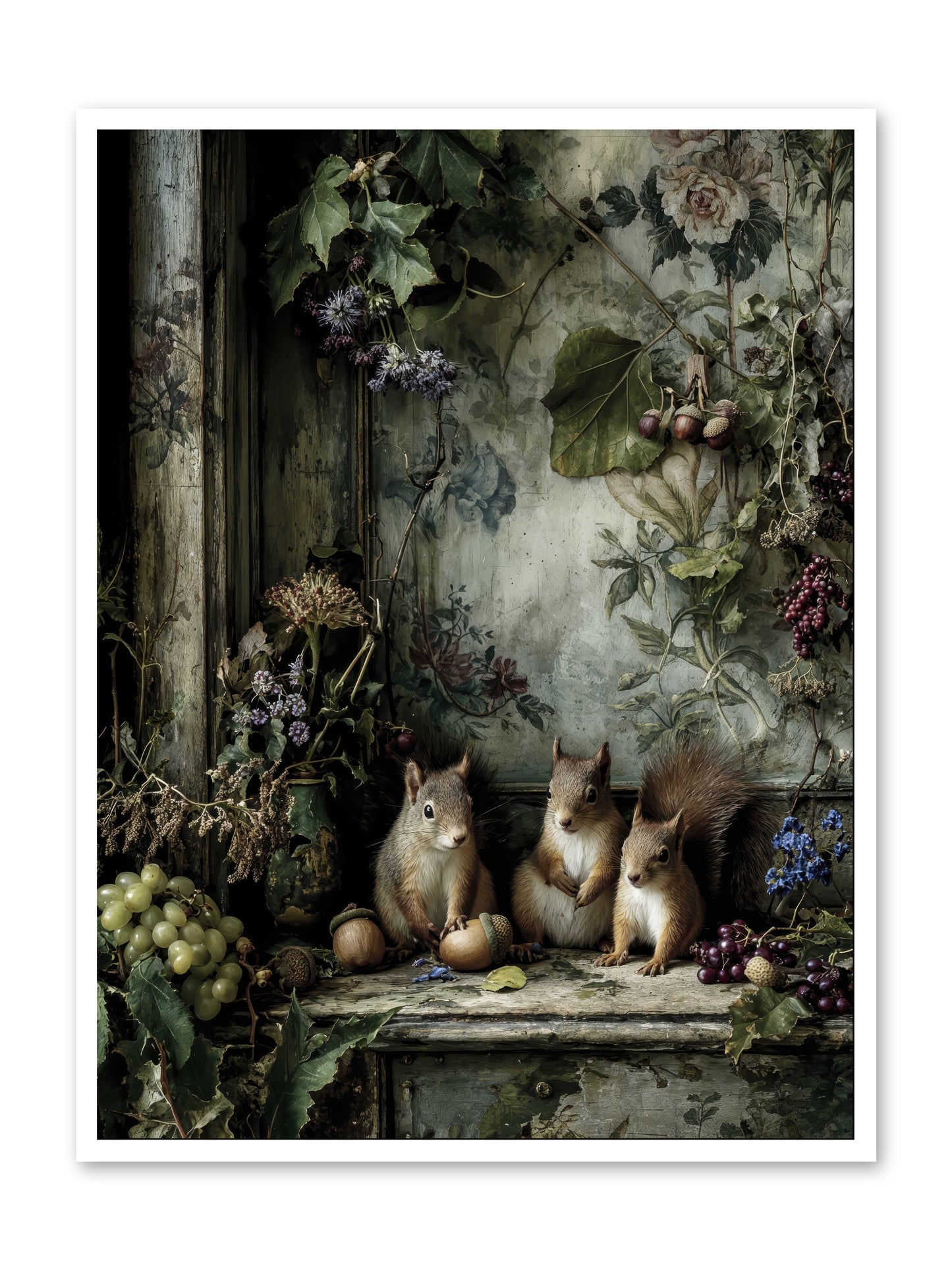 Nature’s Quiet CollectorsREZ -- Loose Canvas Print 36x48