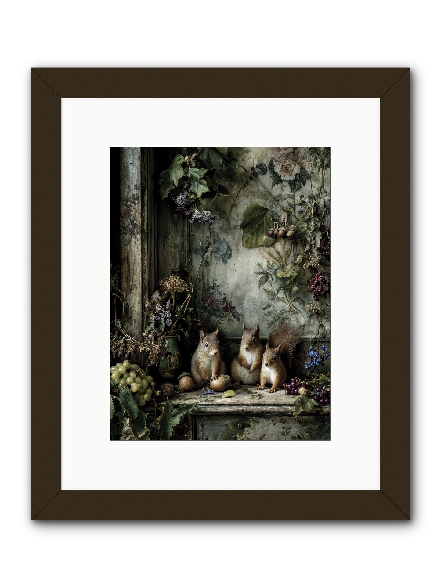 Nature’s Quiet CollectorsREZ -- Framed Print - Black 9x12