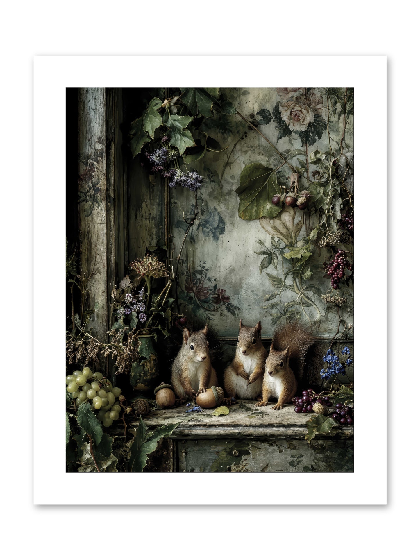 Nature’s Quiet CollectorsREZ -- Paper Print 9x12