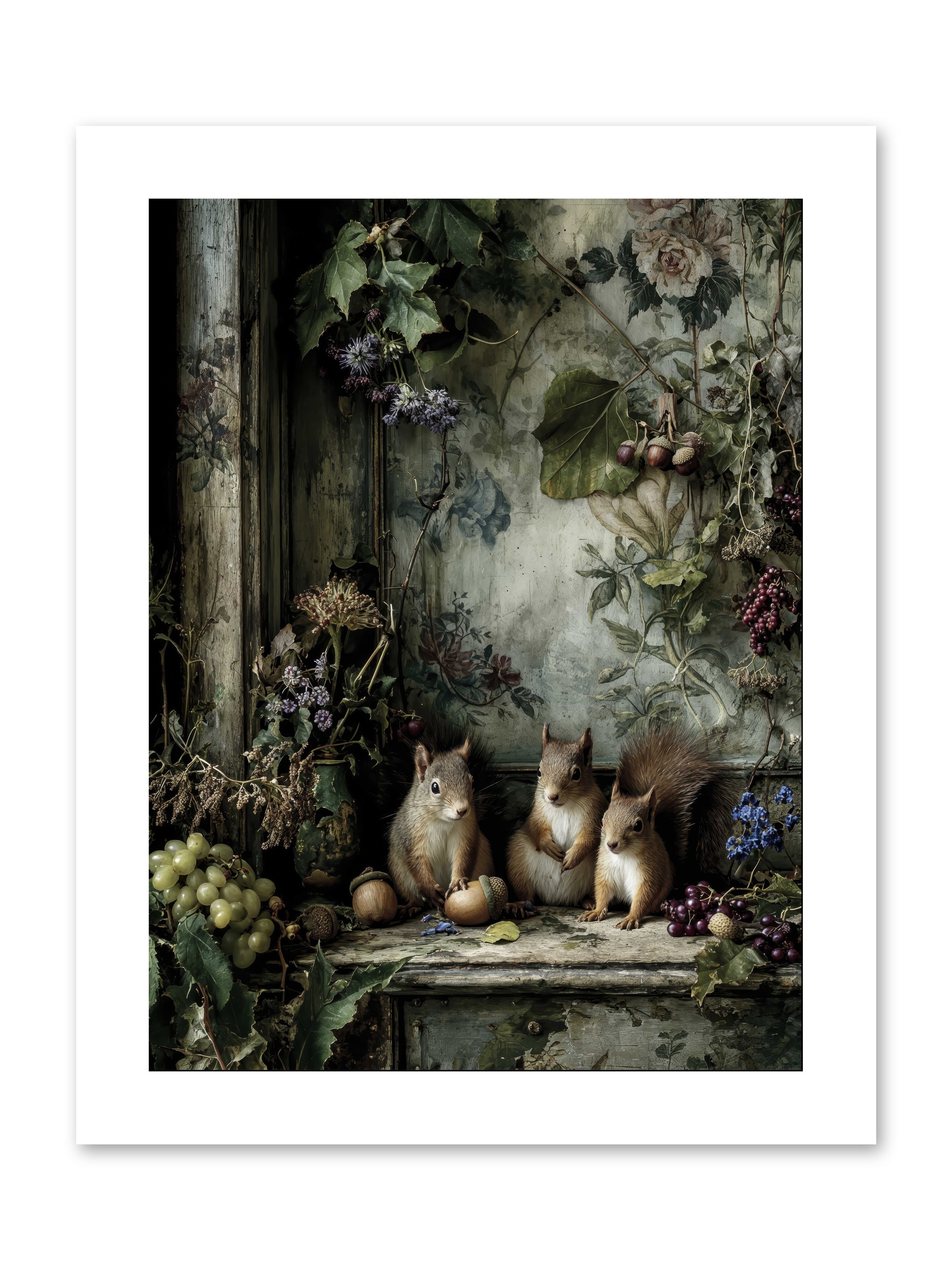 Nature’s Quiet CollectorsREZ -- Paper Print 9x12