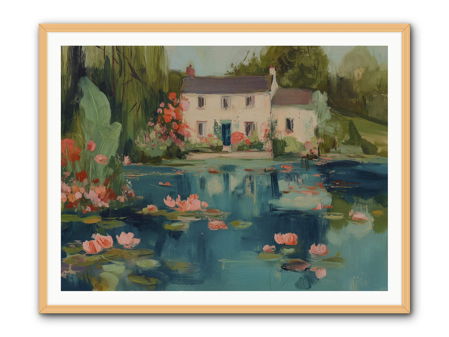 Nature's Looking Glass -- Framed Print - Natural 48x36