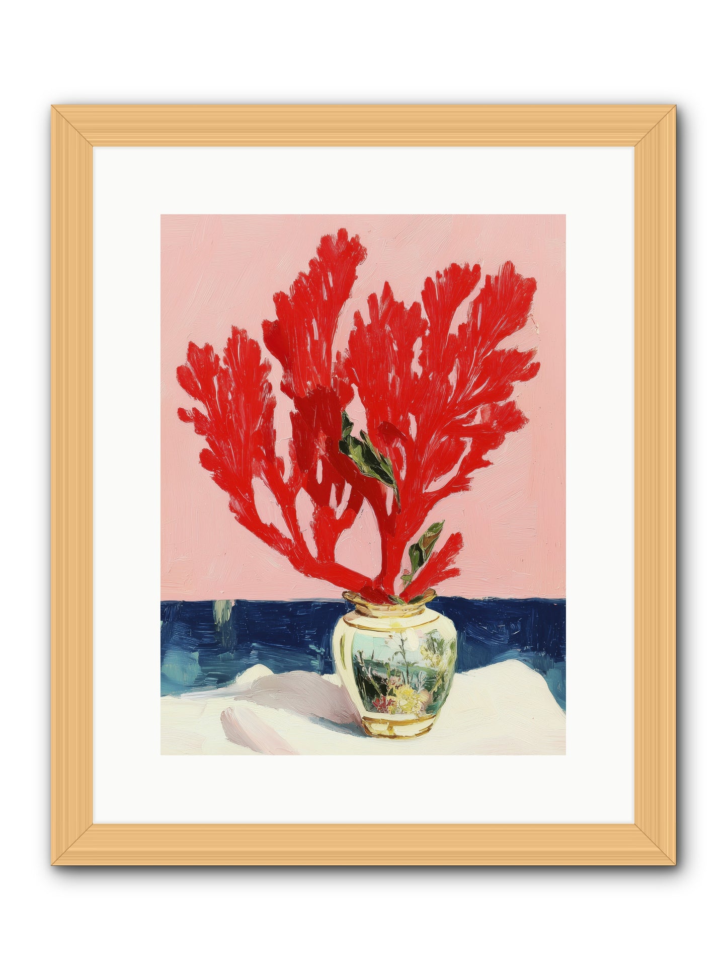 Nature's Sculpture -- Framed Print - Natural 12x16