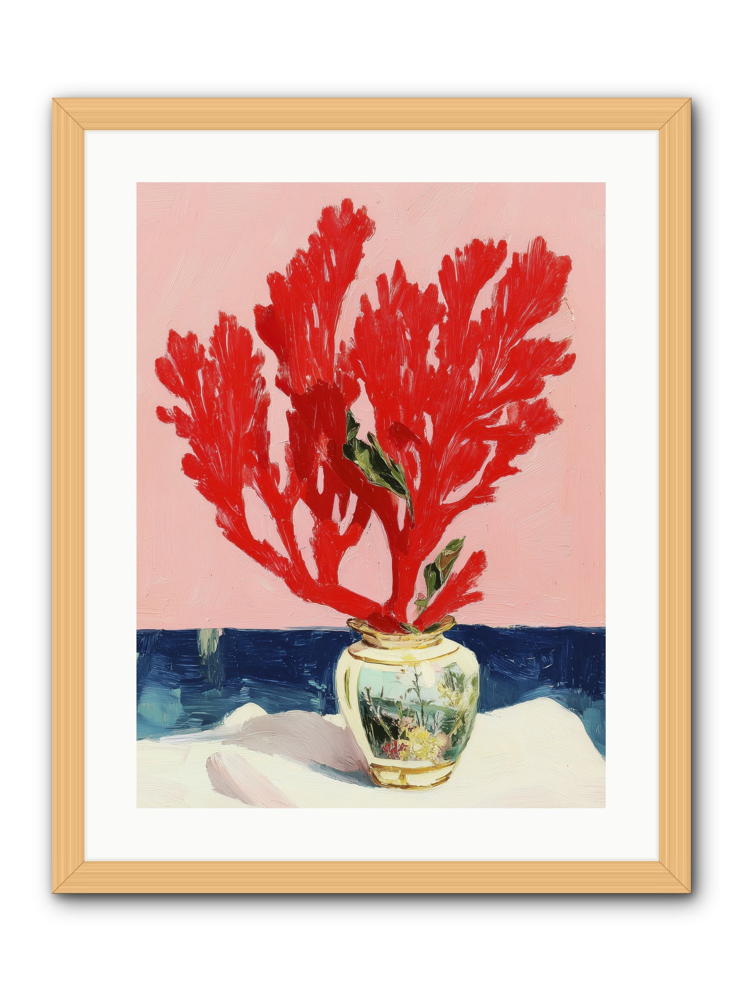 Nature's Sculpture -- Framed Print - Natural 18x24