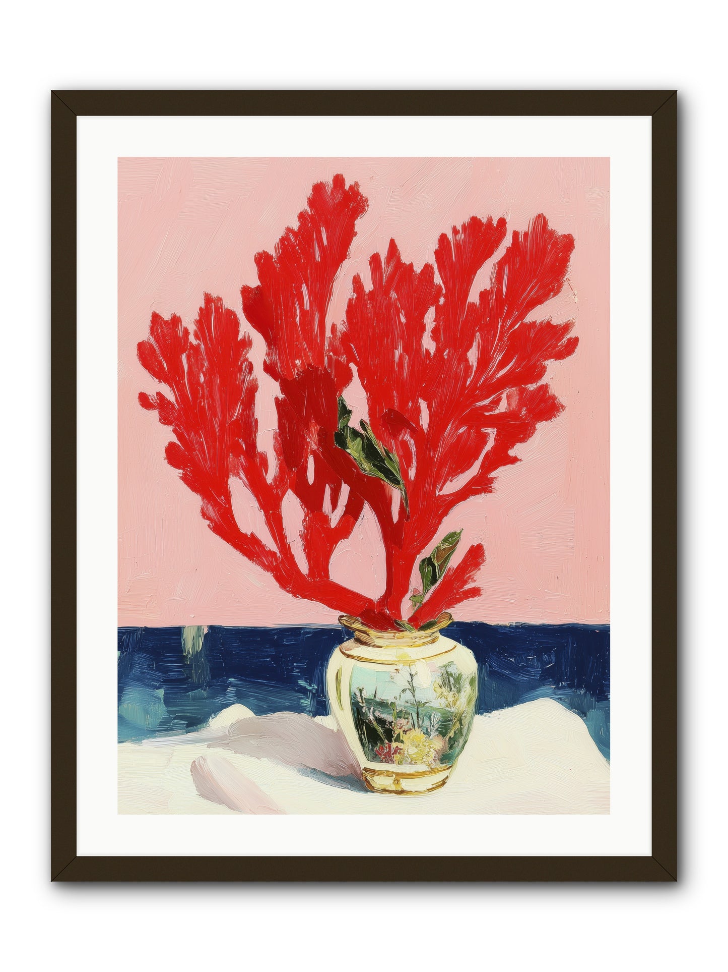 Nature's Sculpture -- Framed Print - Black 24x32