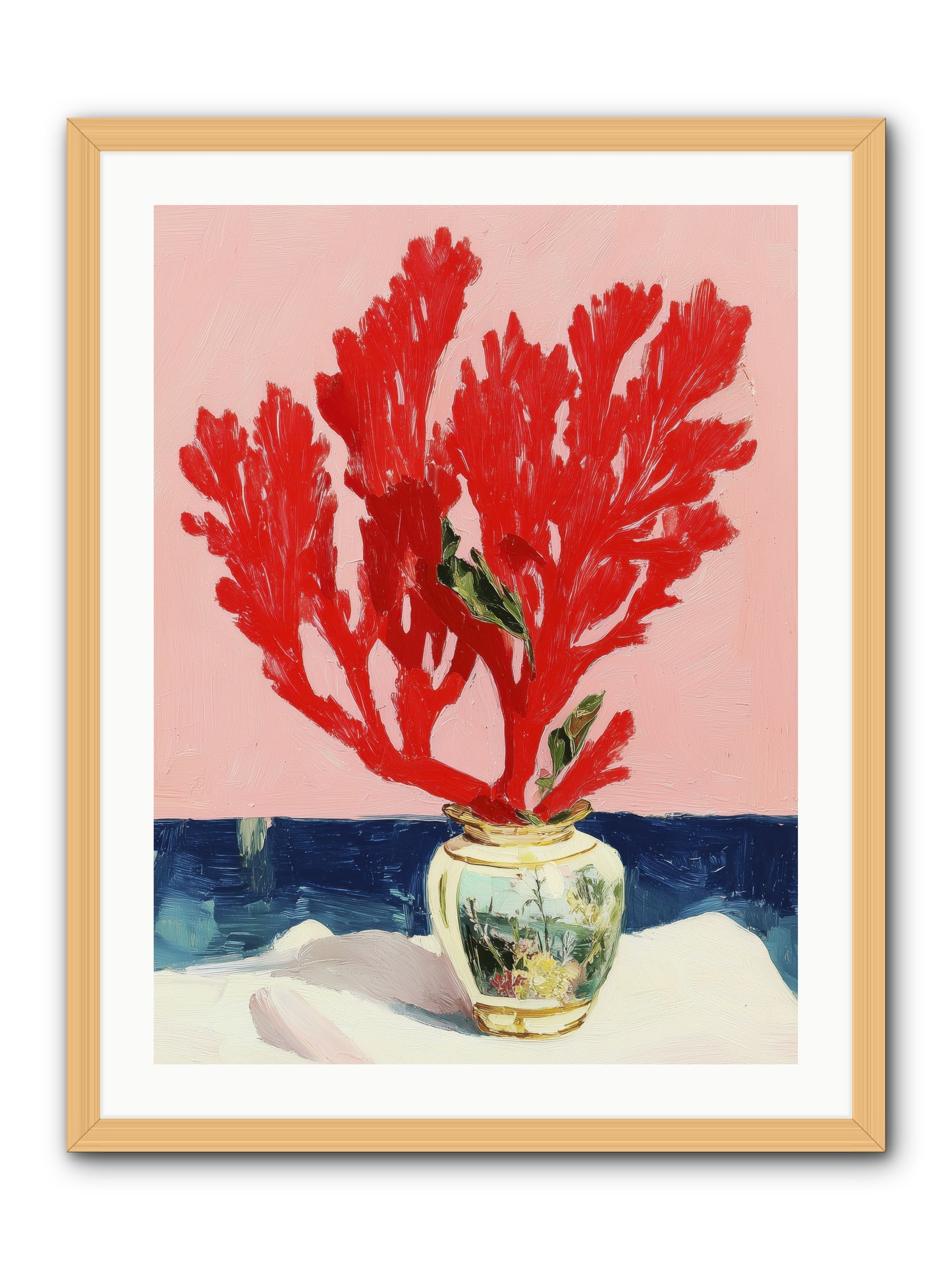 Nature's Sculpture -- Framed Print - Natural 24x32