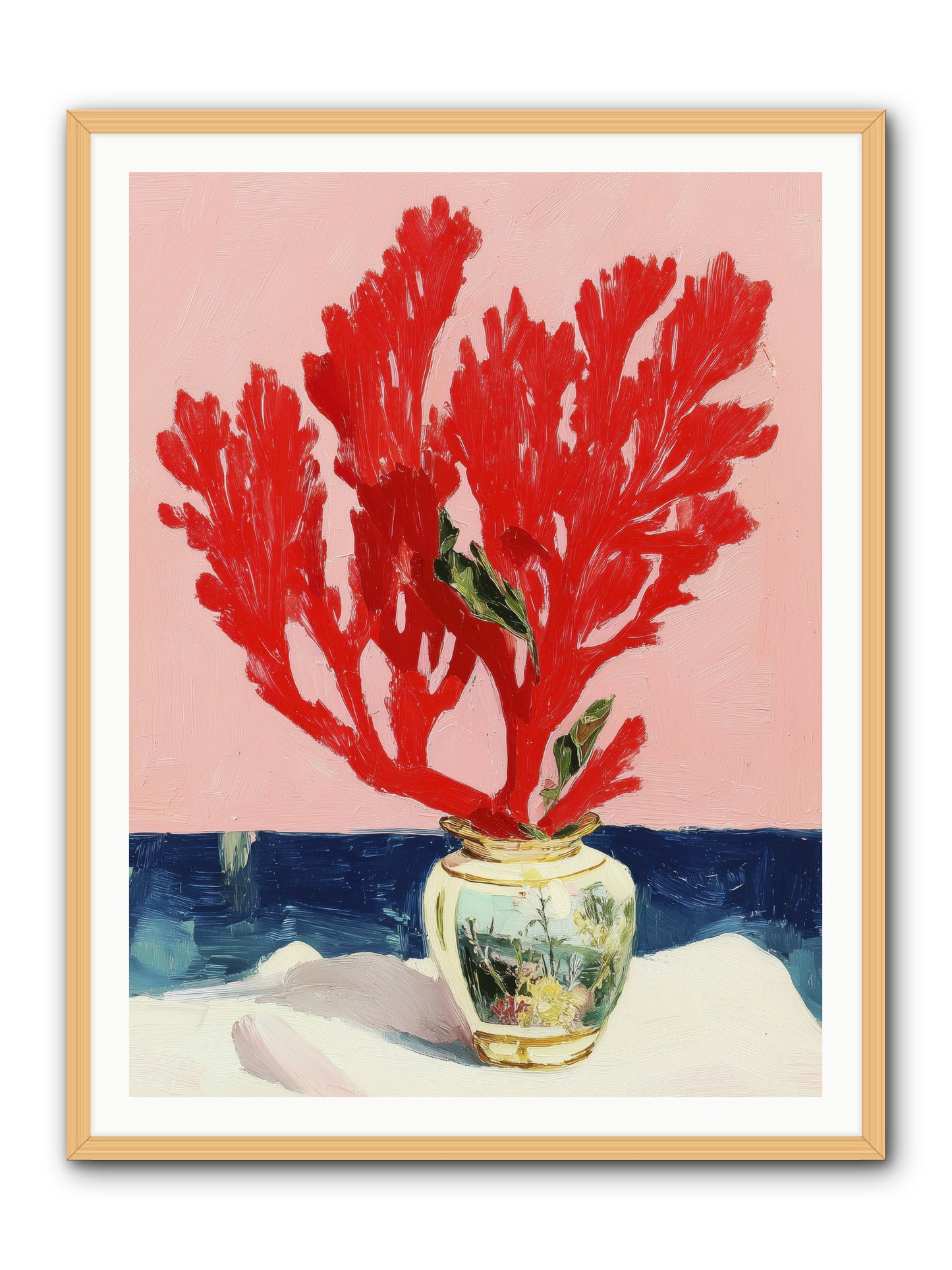 Nature's Sculpture -- Framed Print - Natural 36x48