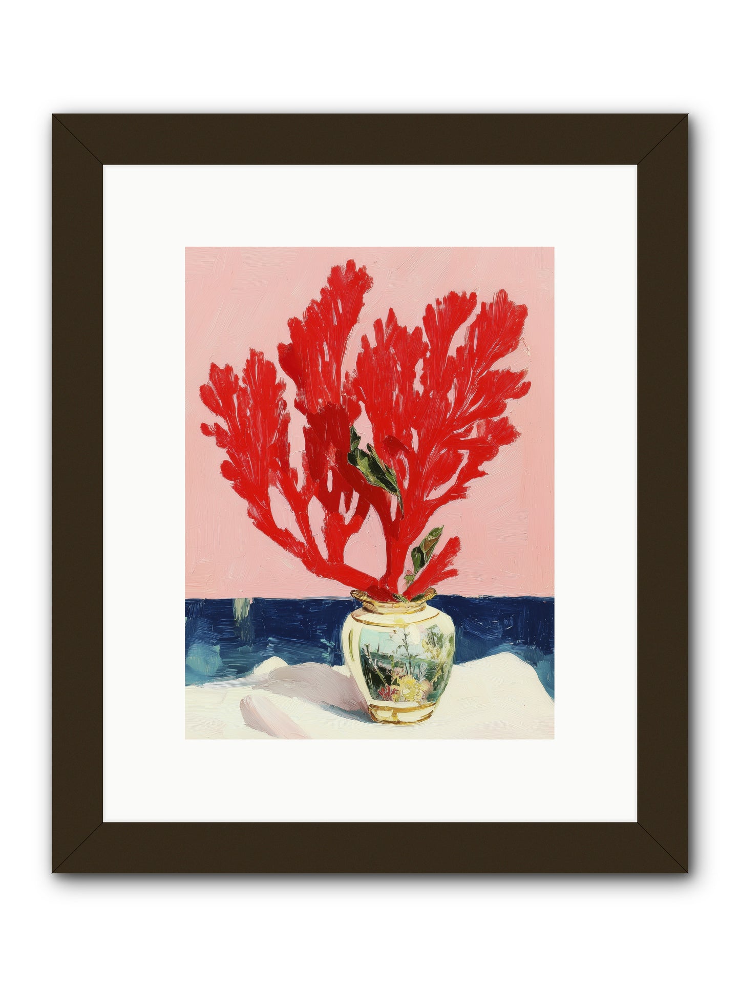 Nature's Sculpture -- Framed Print - Black 9x12