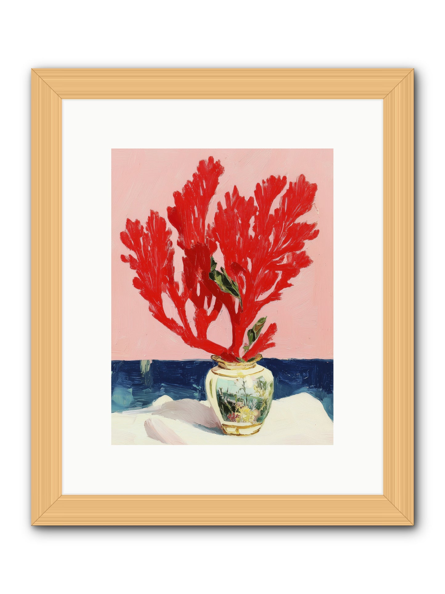 Nature's Sculpture -- Framed Print - Natural 9x12