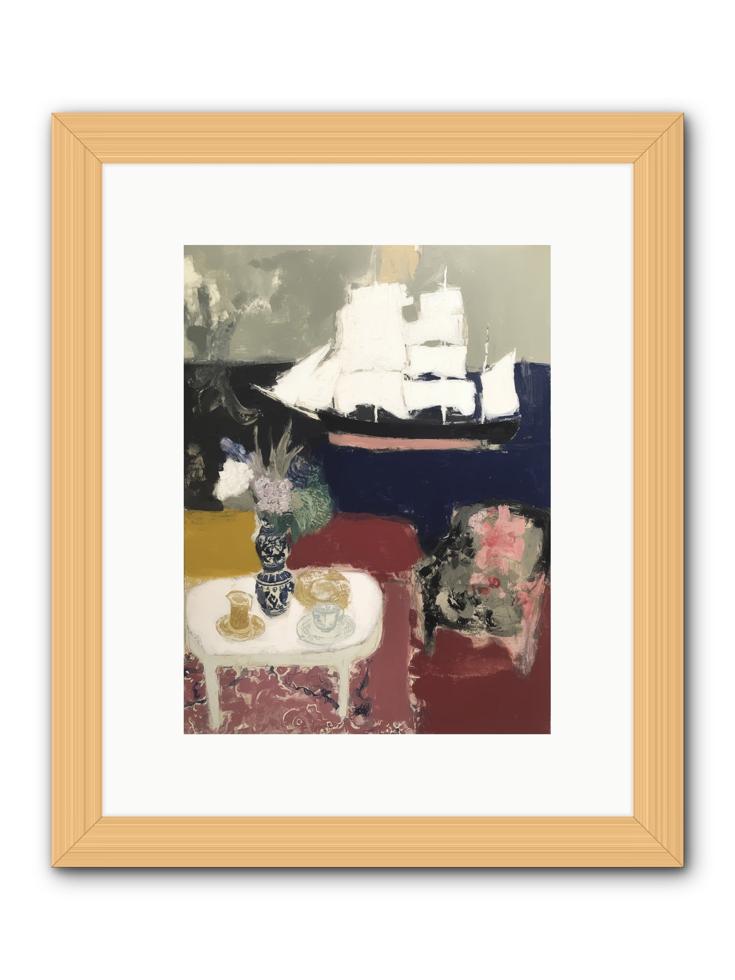 Nature's Stage -- Framed Print - Natural 9x12