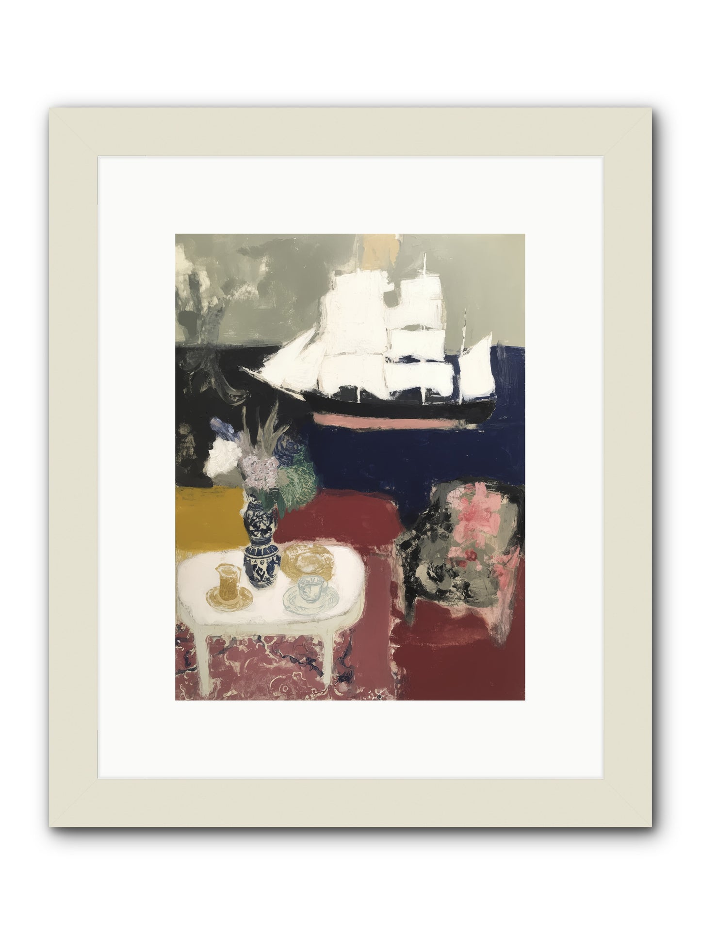 Nature's Stage -- Framed Print - White 9x12