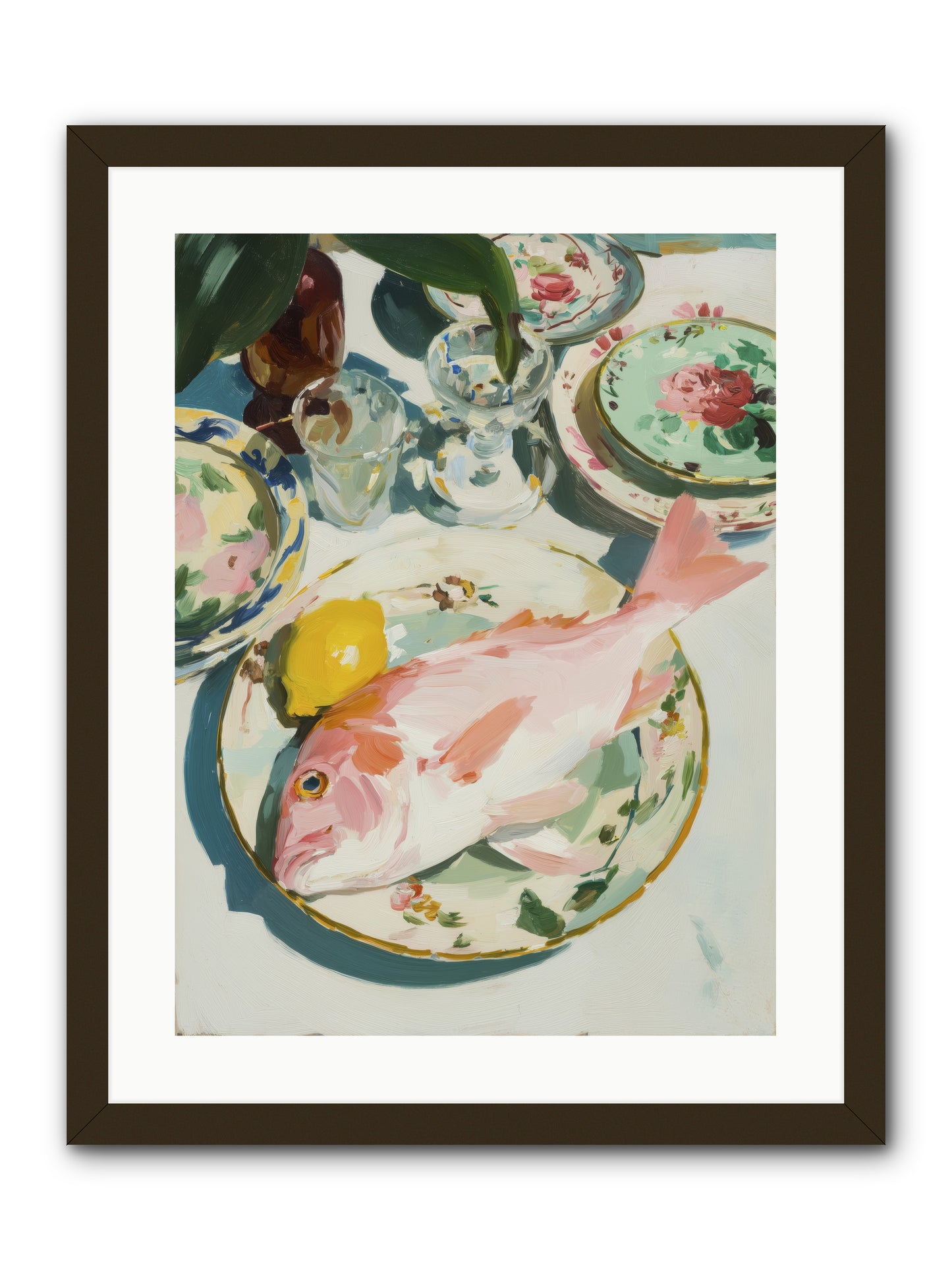 Nature's Table -- Framed Print - Black 18x24