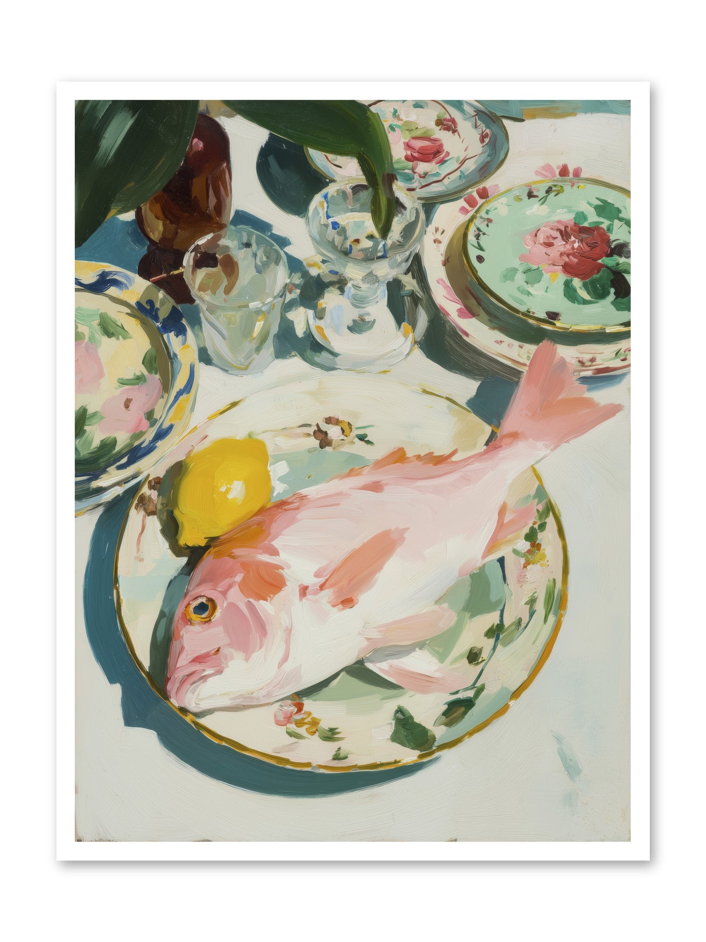 Nature's Table -- Loose Canvas Print 30x40