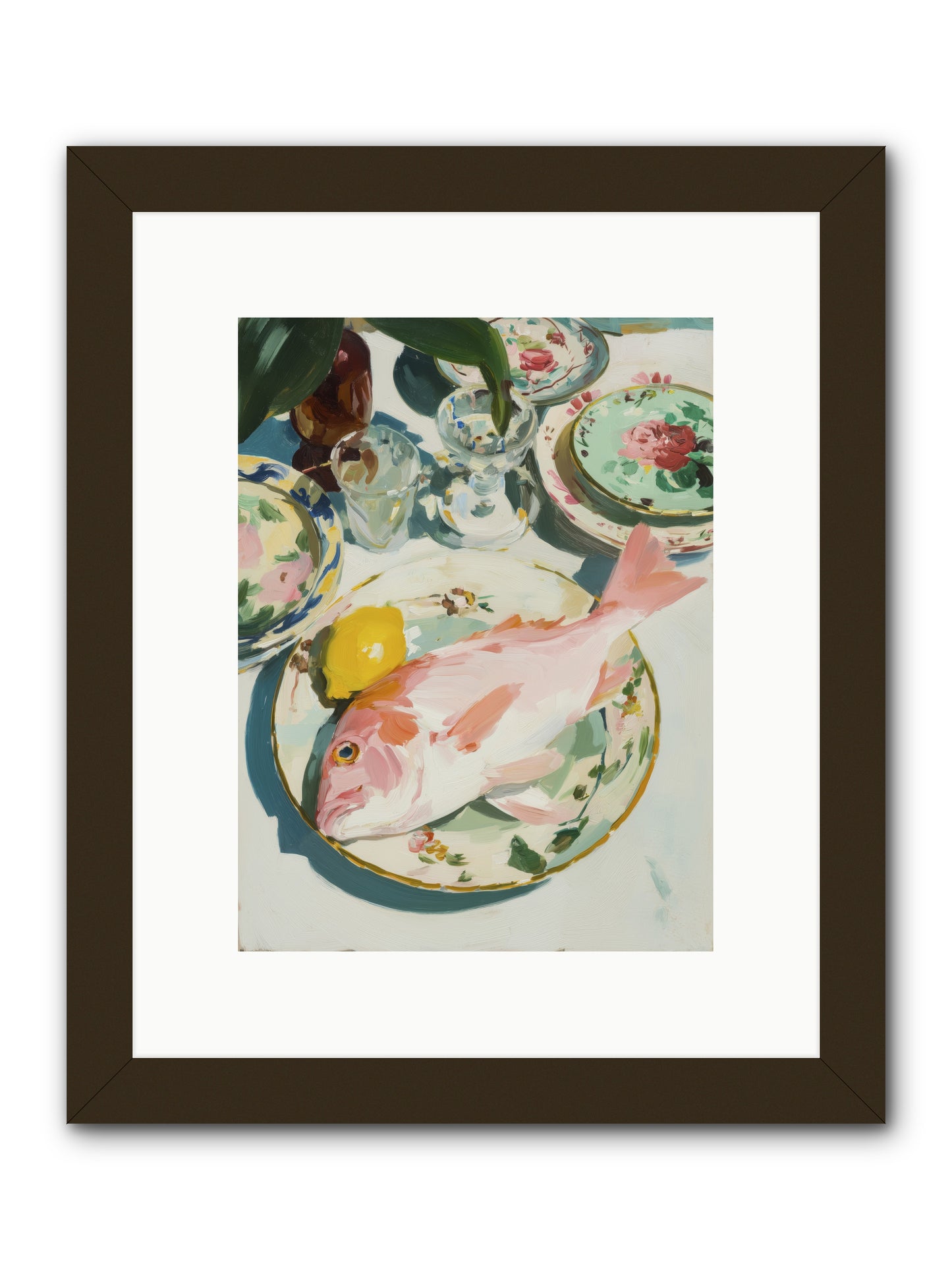 Nature's Table -- Framed Print - Black 9x12