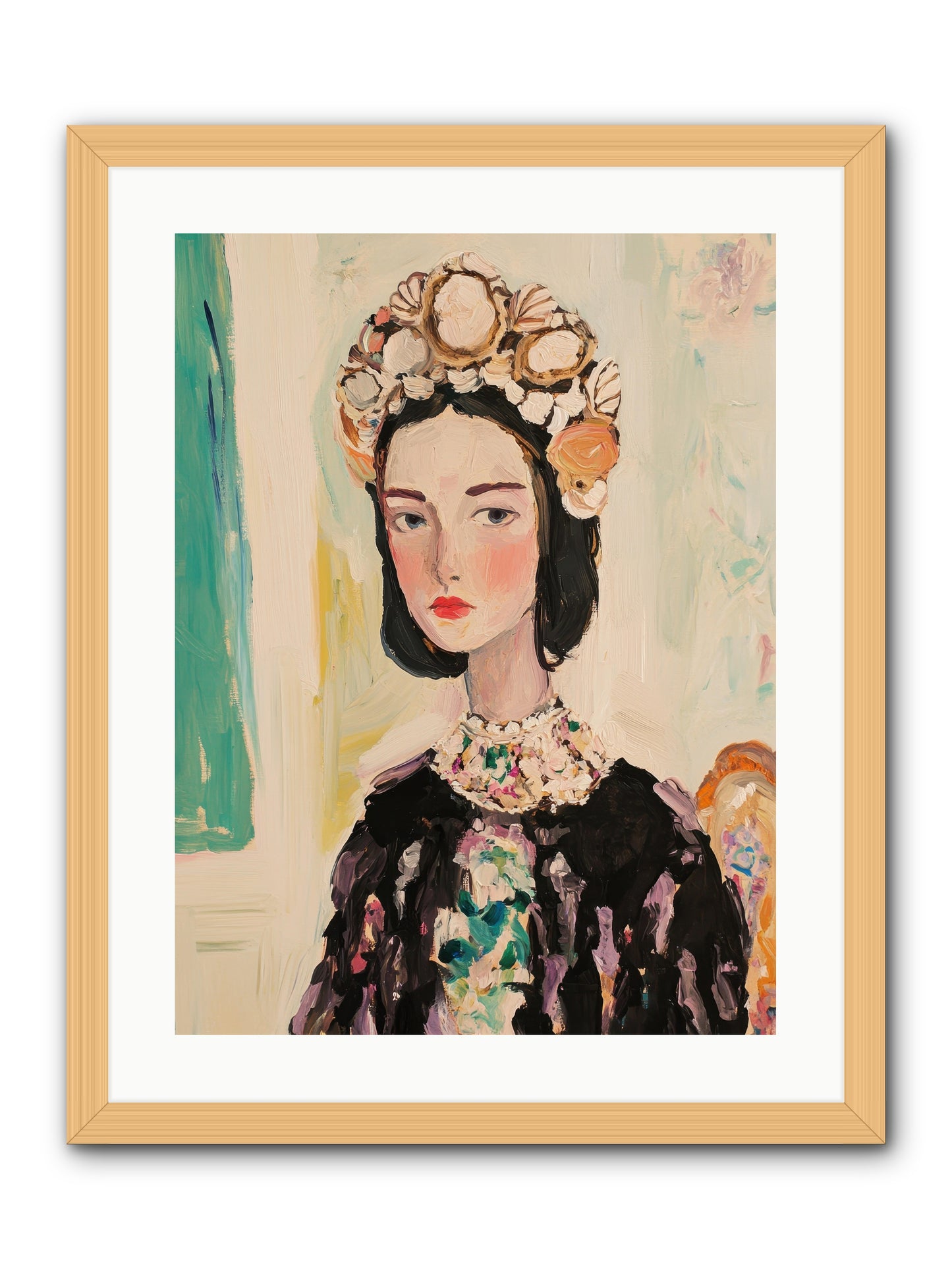 Nautical Nobility -- Framed Print - Natural 18x24