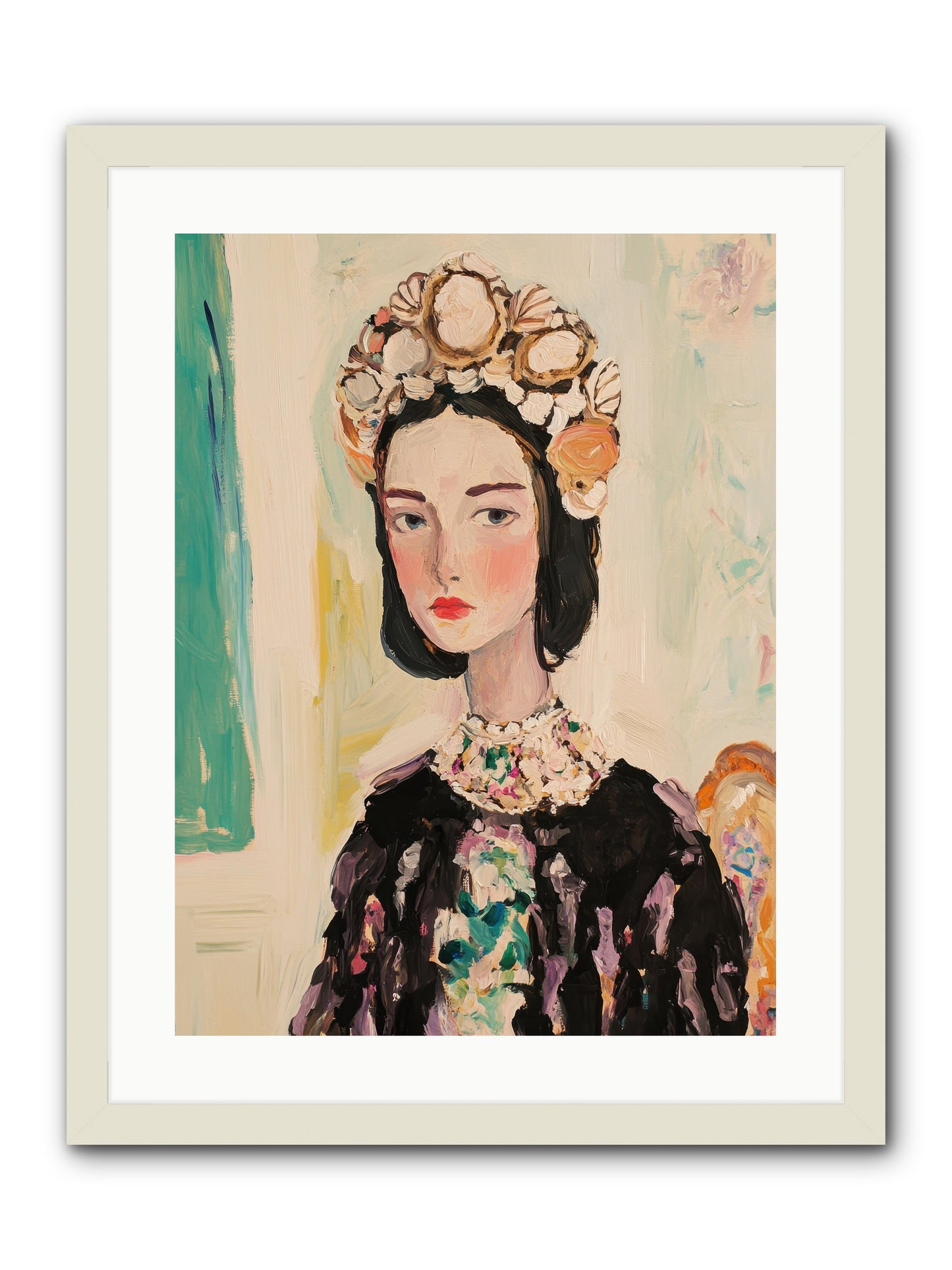 Nautical Nobility -- Framed Print - White 18x24