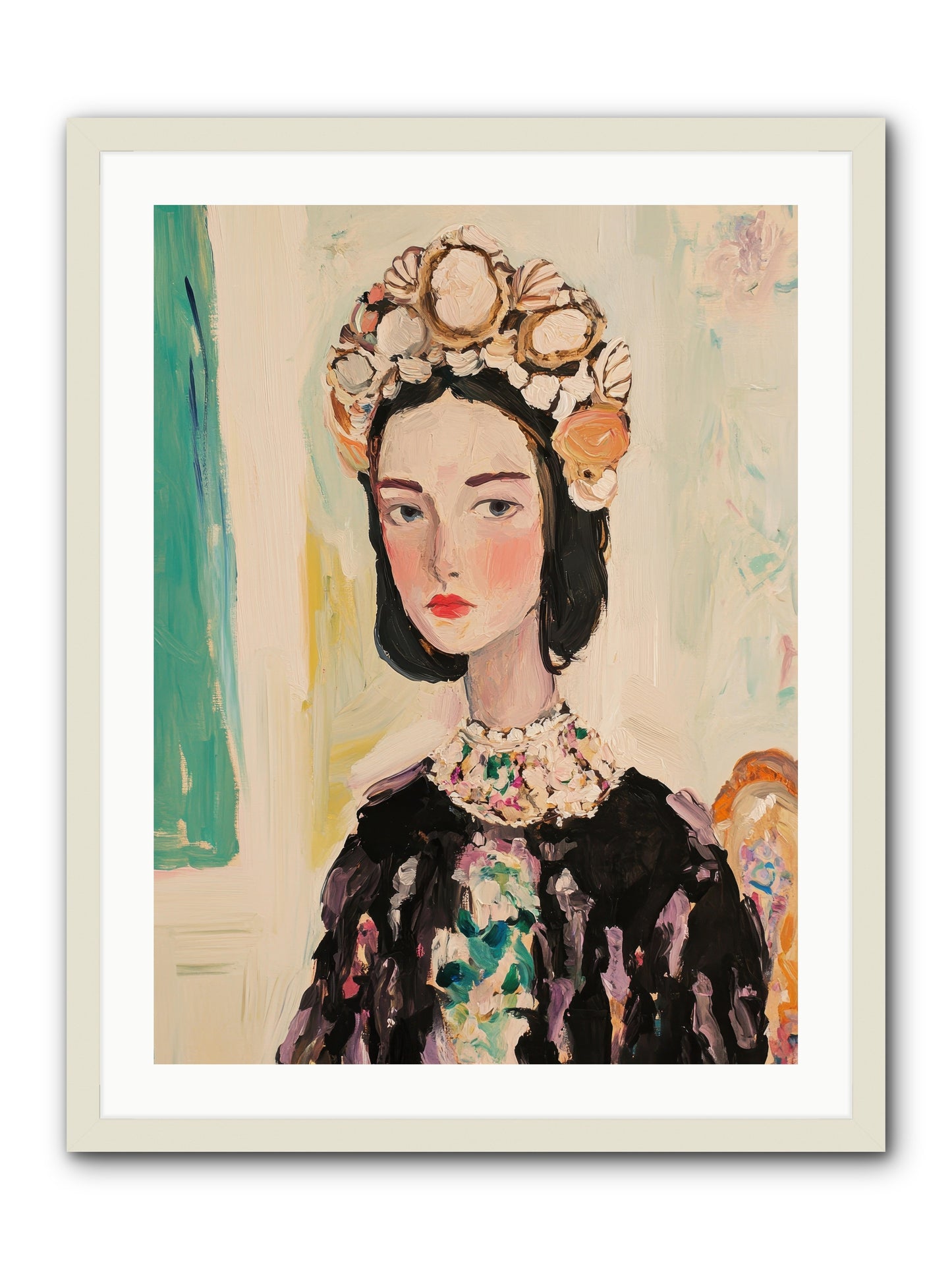 Nautical Nobility -- Framed Print - White 24x32