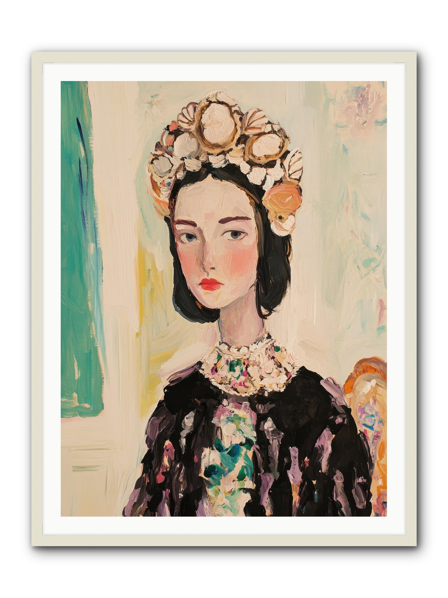 Nautical Nobility -- Framed Print - White 36x48