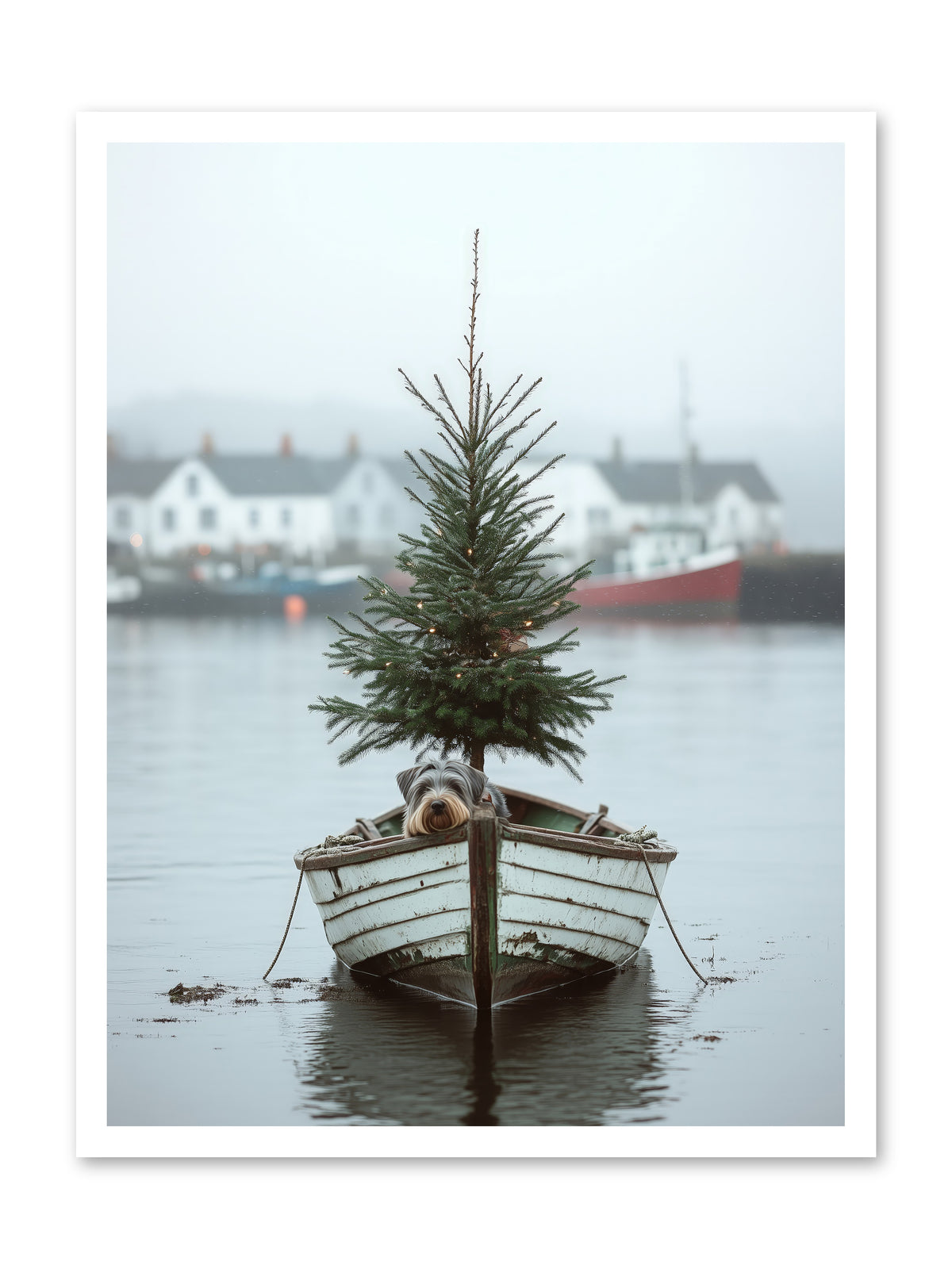 Nautical Noel -- Loose Canvas Print 24x32