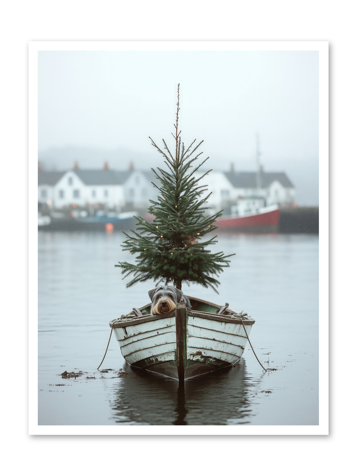 Nautical Noel -- Loose Canvas Print 30x40