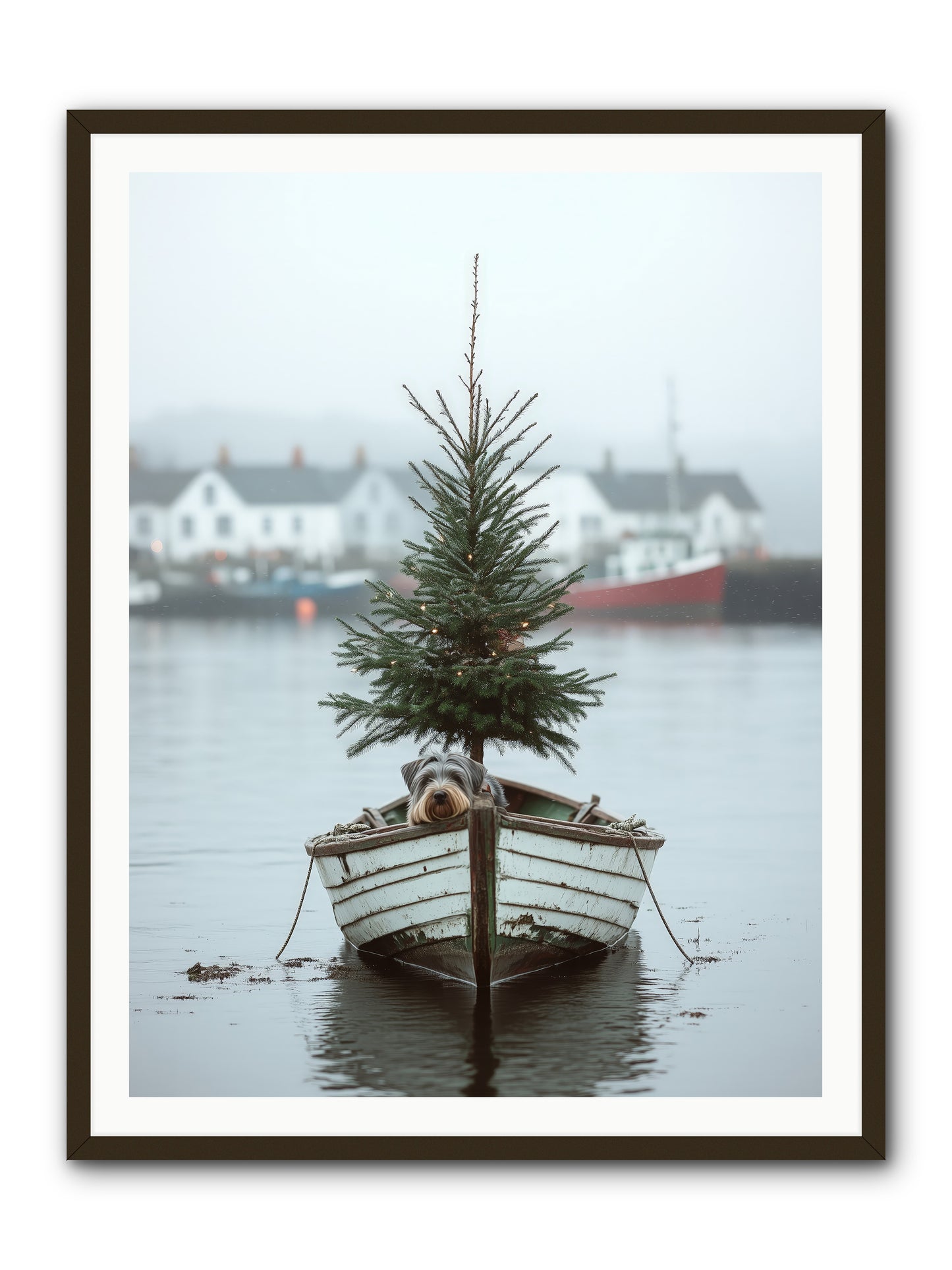 Nautical Noel -- Framed Print - Black 36x48