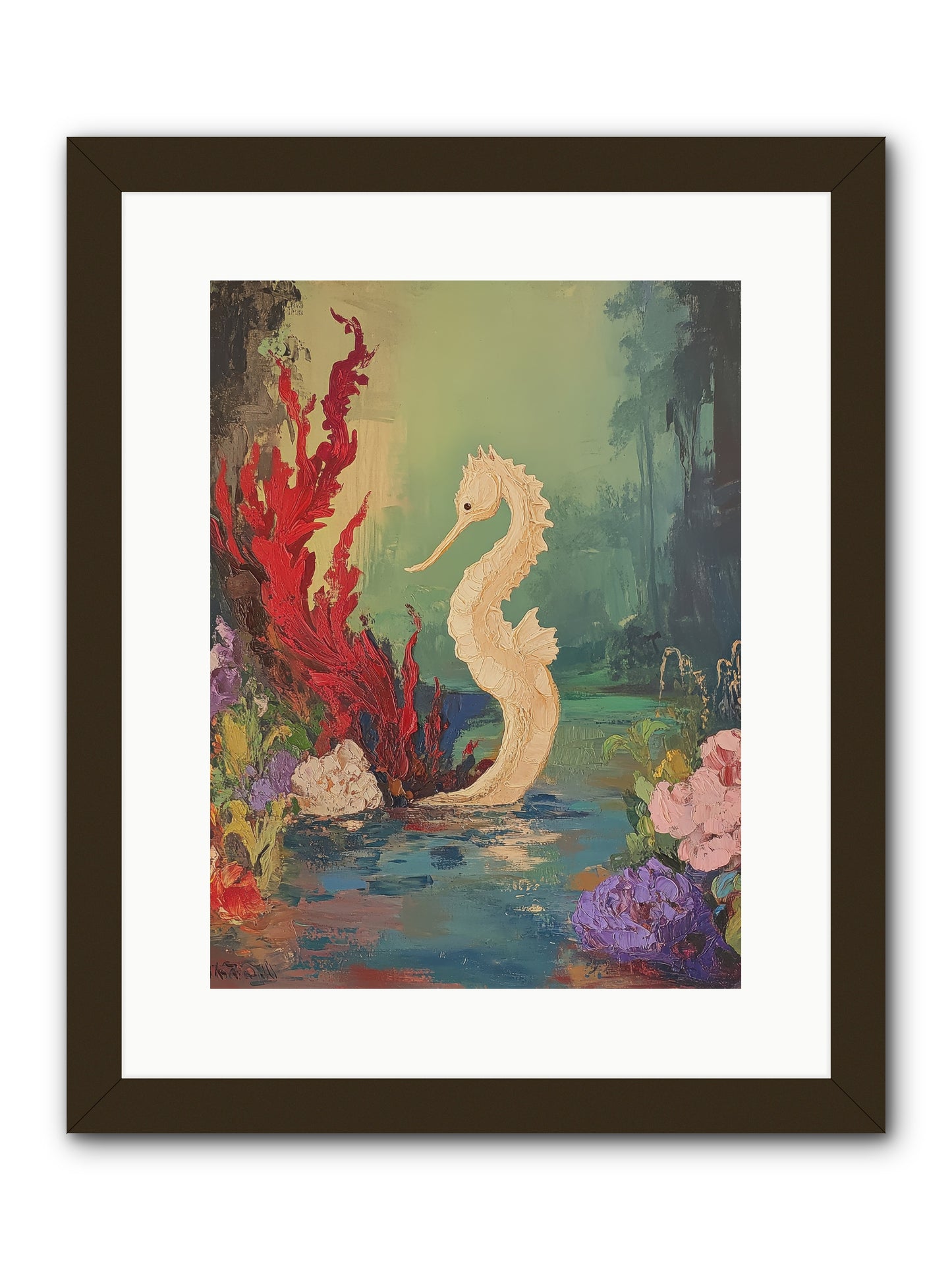 Nautical Sprite -- Framed Print - Black 12x16