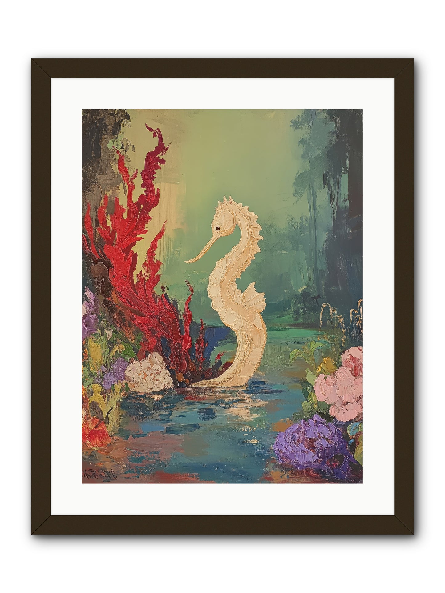 Nautical Sprite -- Framed Print - Black 18x24