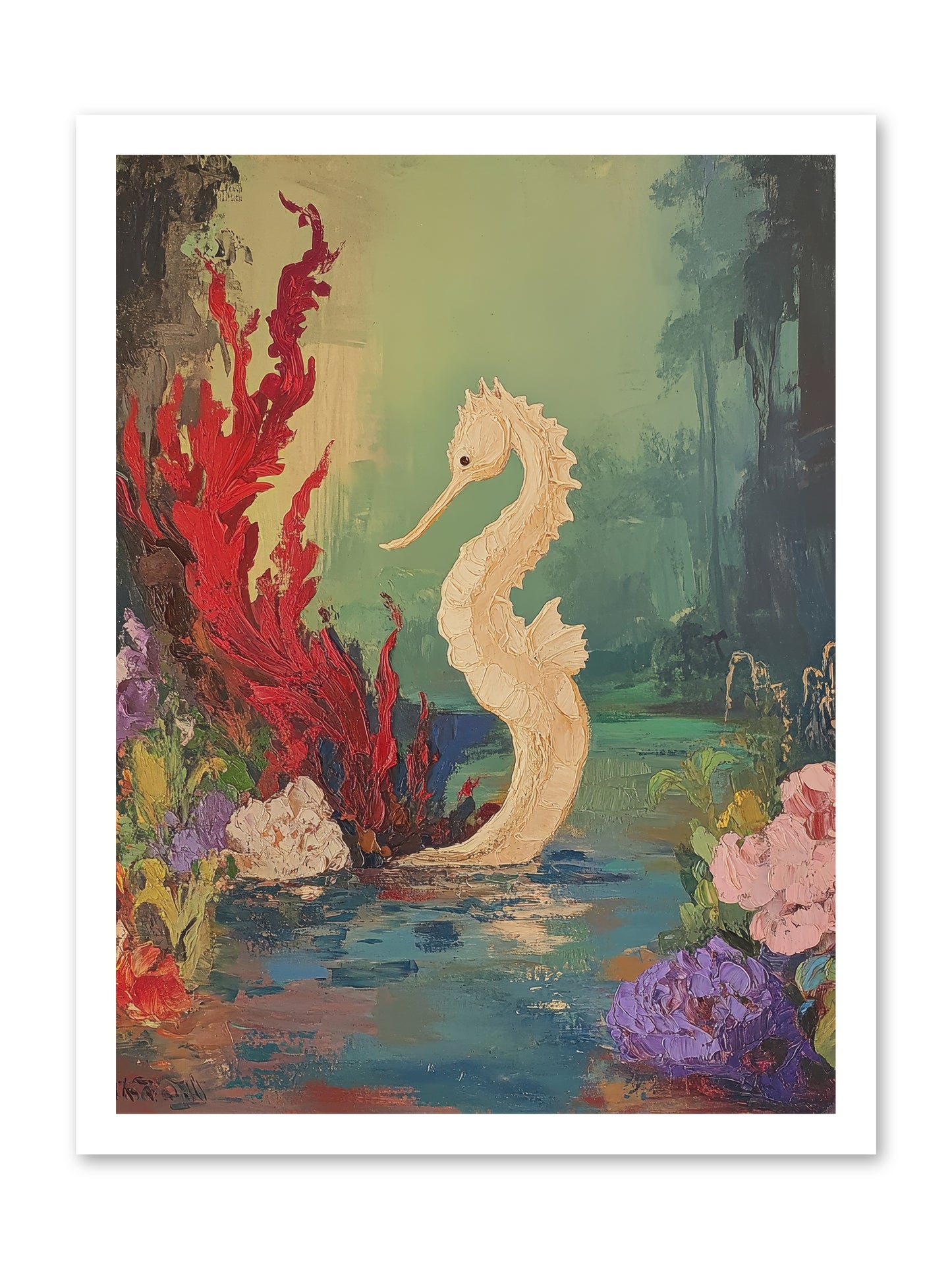Nautical Sprite -- Loose Canvas Print 18x24