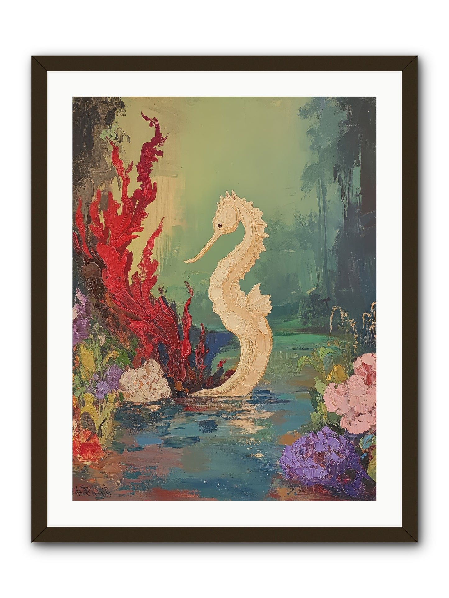 Nautical Sprite -- Framed Print - Black 24x32