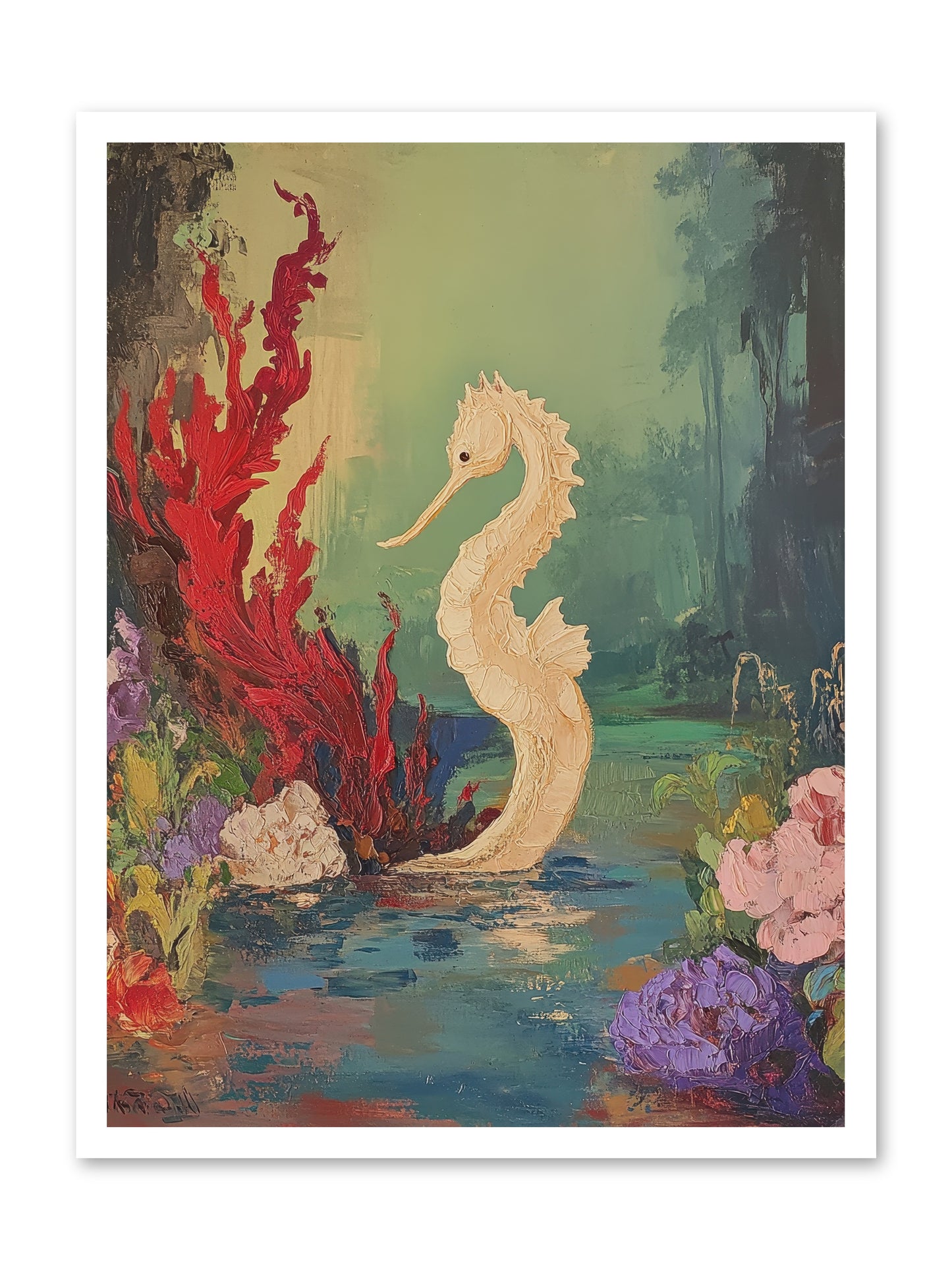 Nautical Sprite -- Loose Canvas Print 24x32
