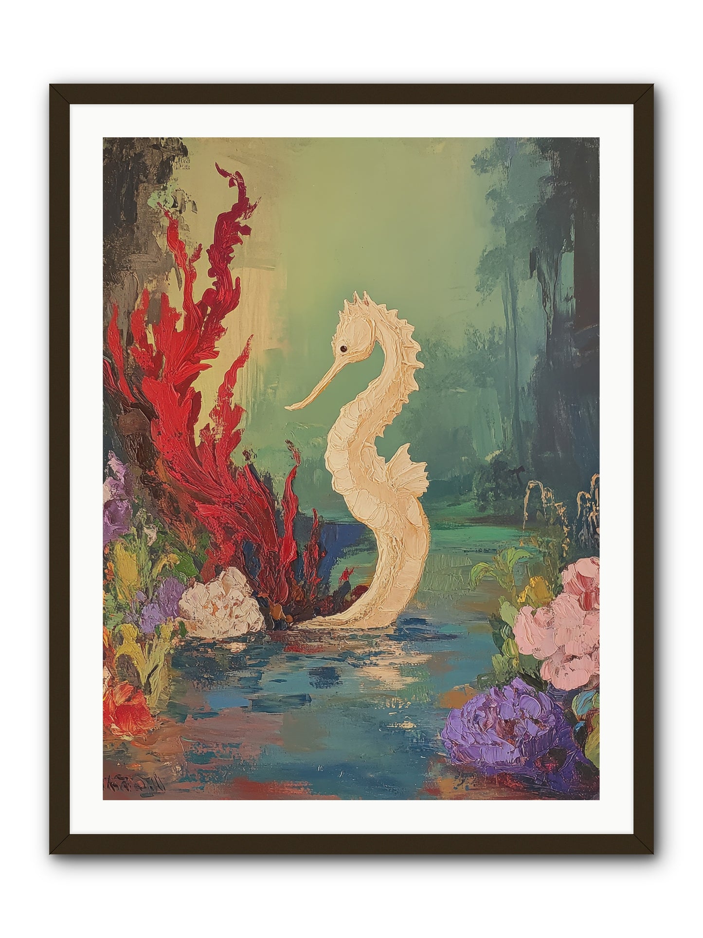 Nautical Sprite -- Framed Print - Black 30x40