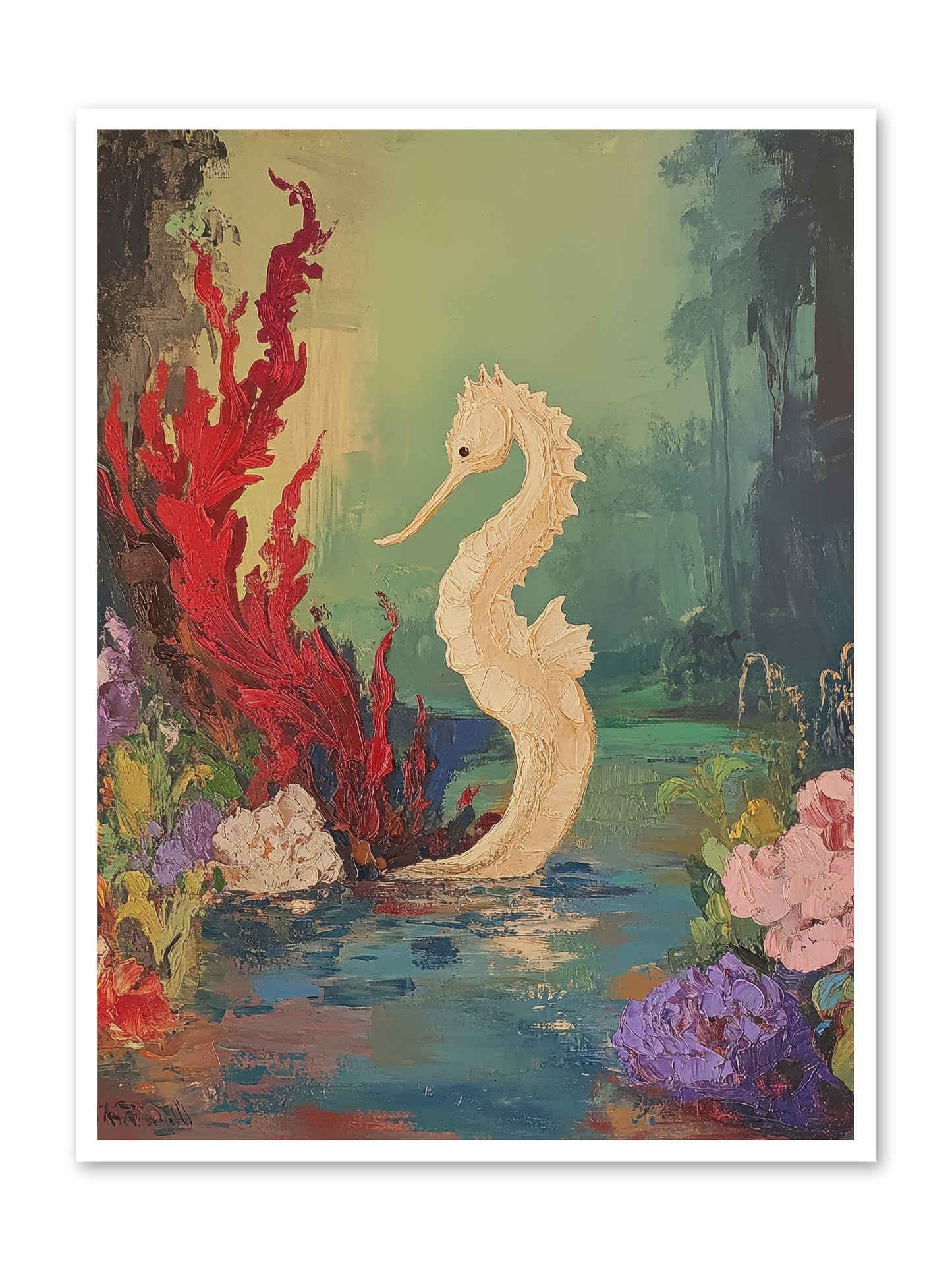 Nautical Sprite -- Loose Canvas Print 36x48