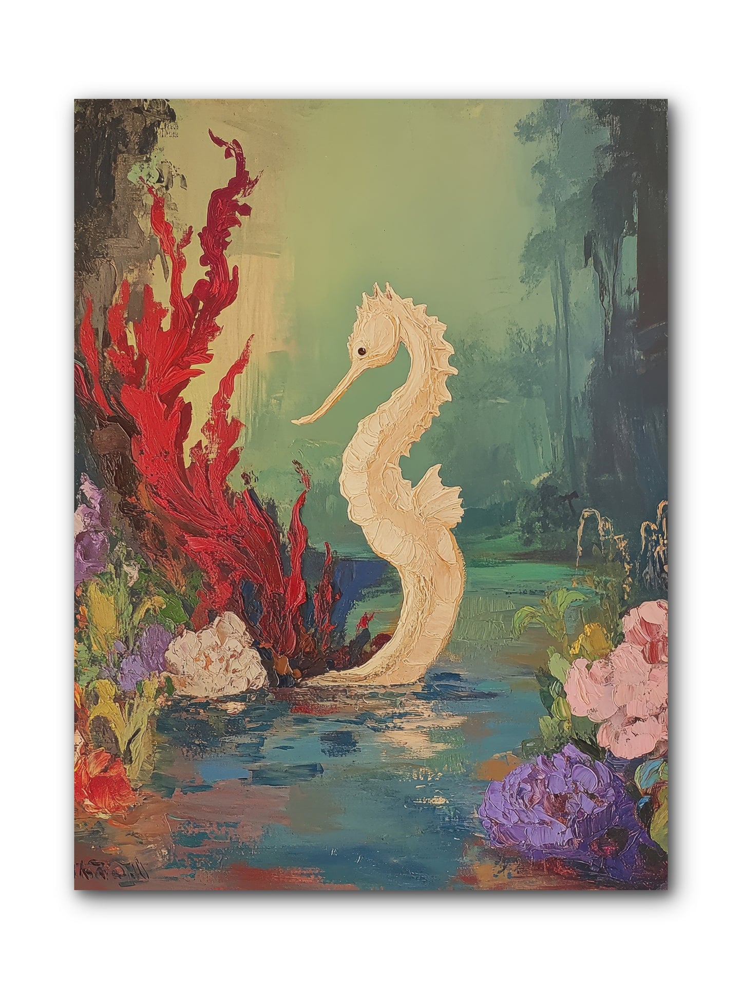 Nautical Sprite -- Wrapped Canvas 9x12