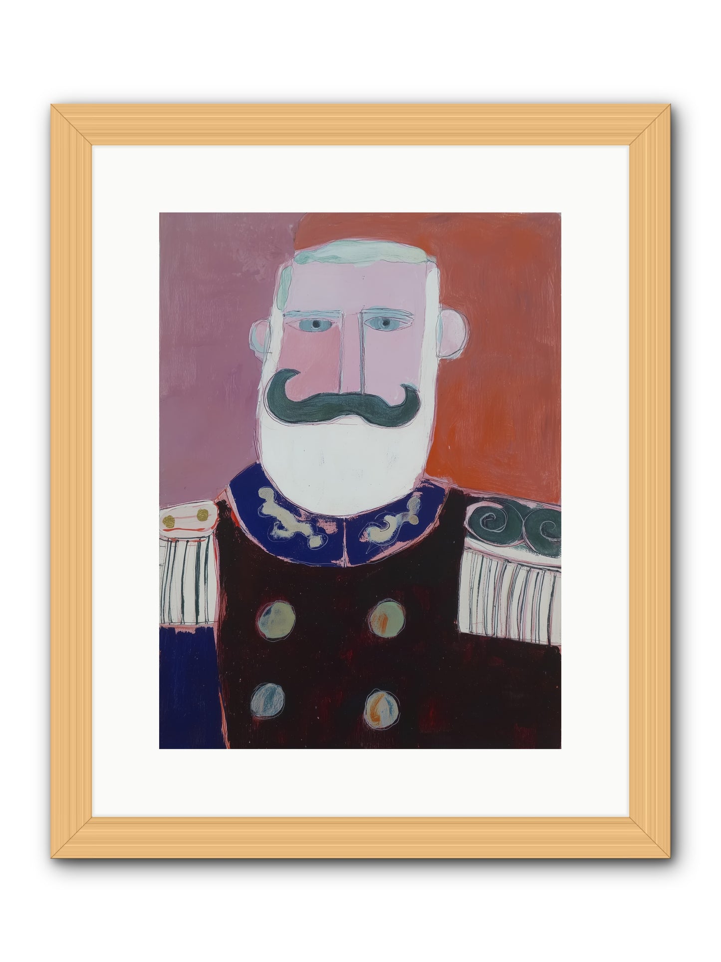 Navigator of Hope -- Framed Print - Natural 12x16