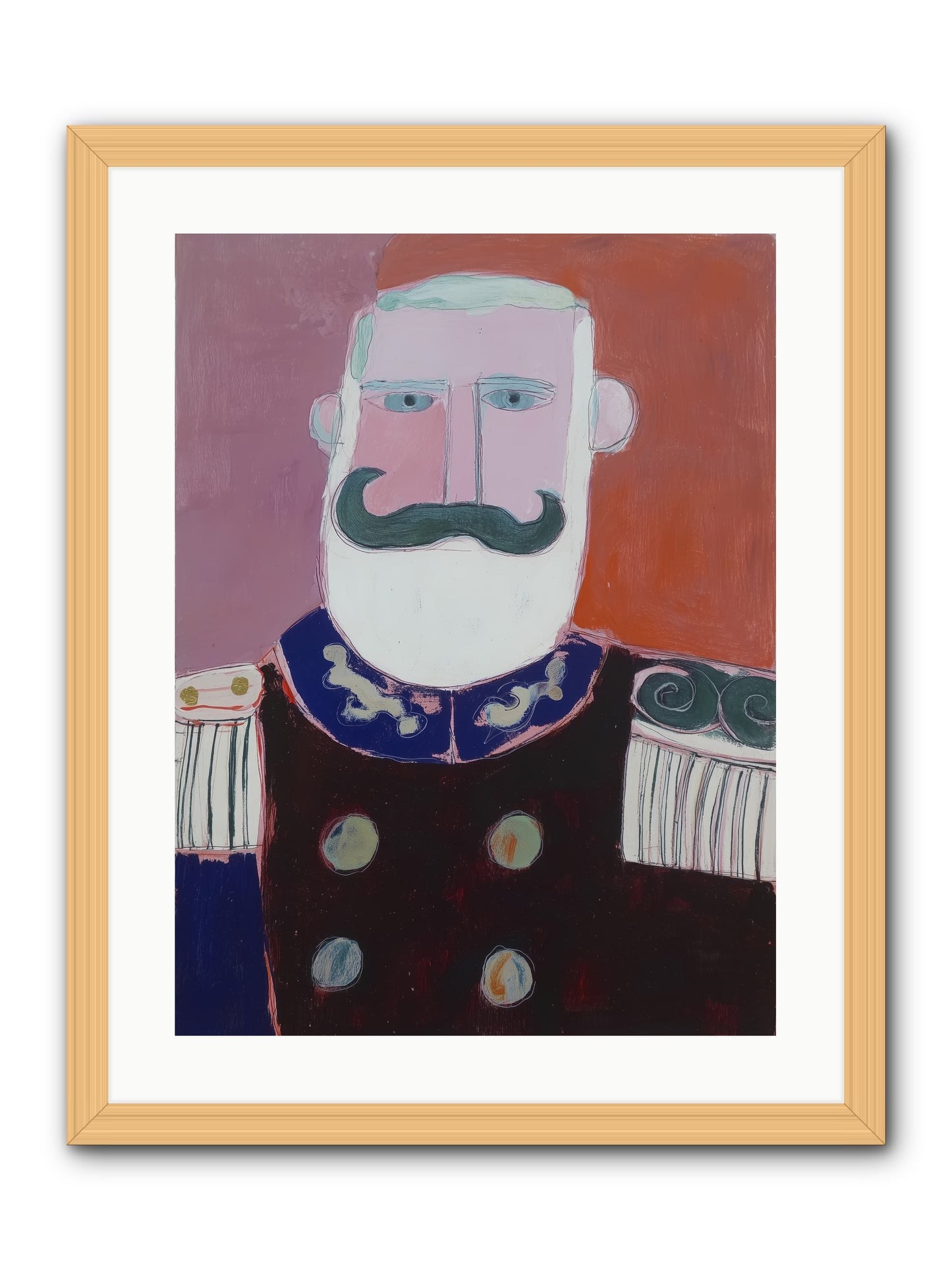 Navigator of Hope -- Framed Print - Natural 18x24