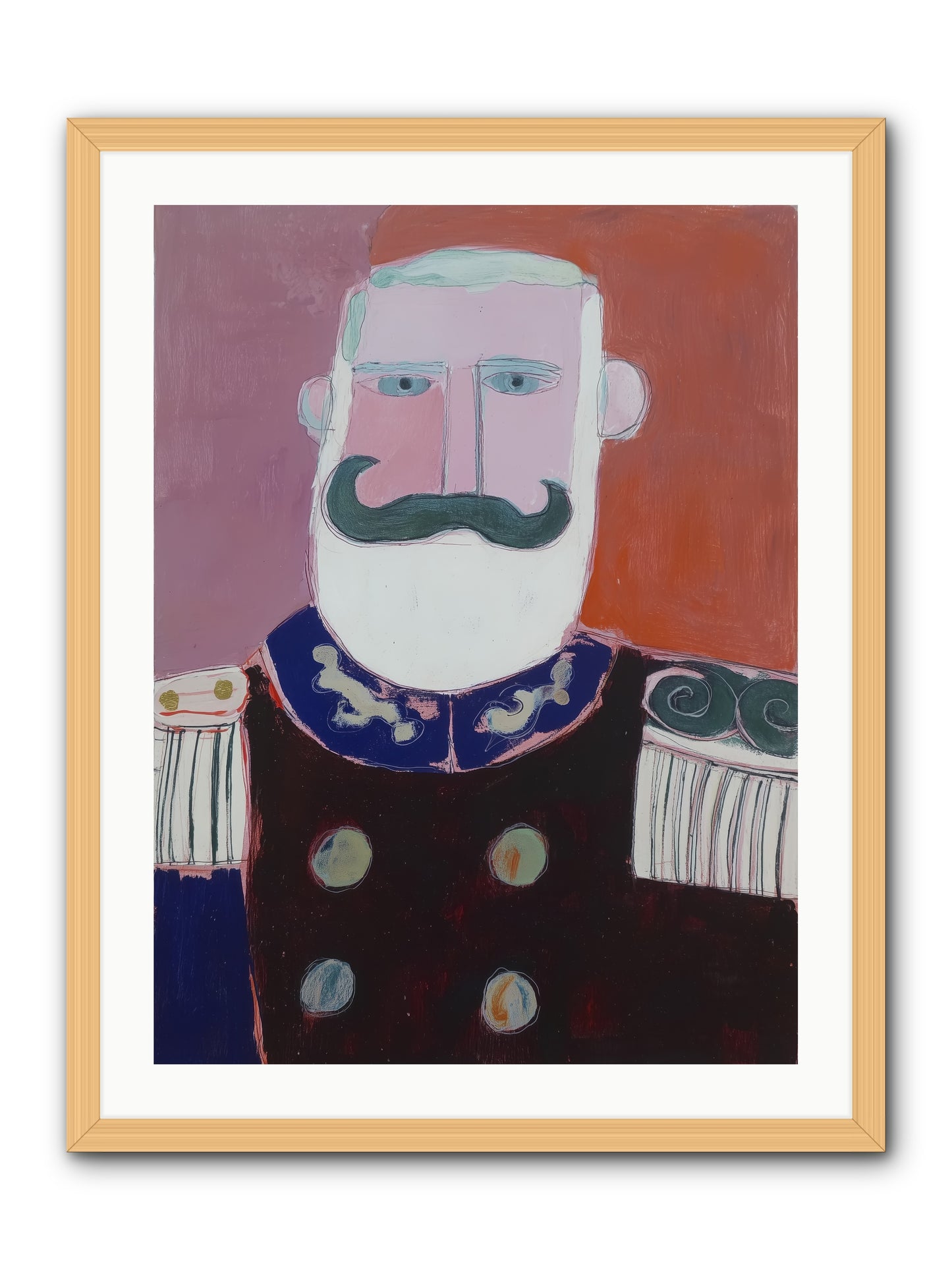 Navigator of Hope -- Framed Print - Natural 24x32