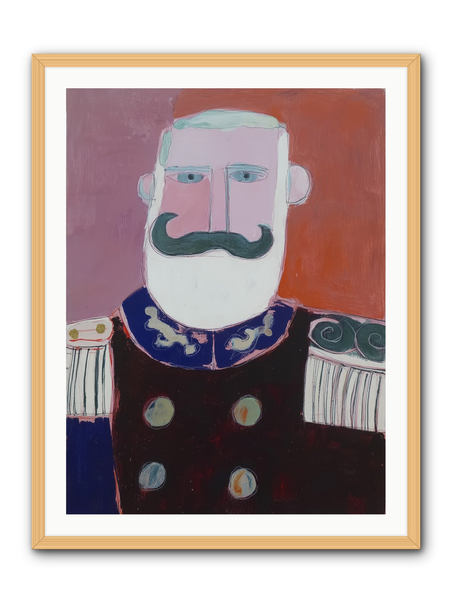 Navigator of Hope -- Framed Print - Natural 30x40