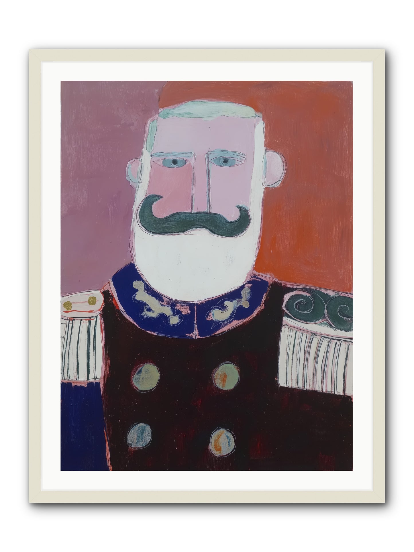 Navigator of Hope -- Framed Print - White 30x40