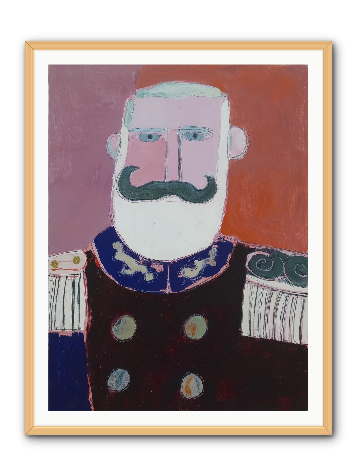 Navigator of Hope -- Framed Print - Natural 36x48