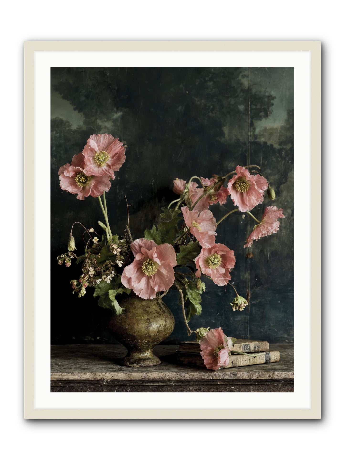 Nectar field -- Framed Print - White 30x40