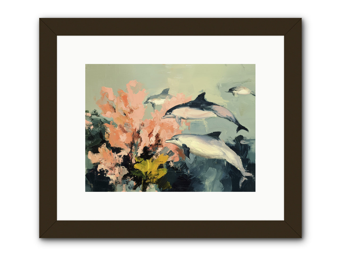Neptune's Cabinet -- Framed Print - Black 12x9