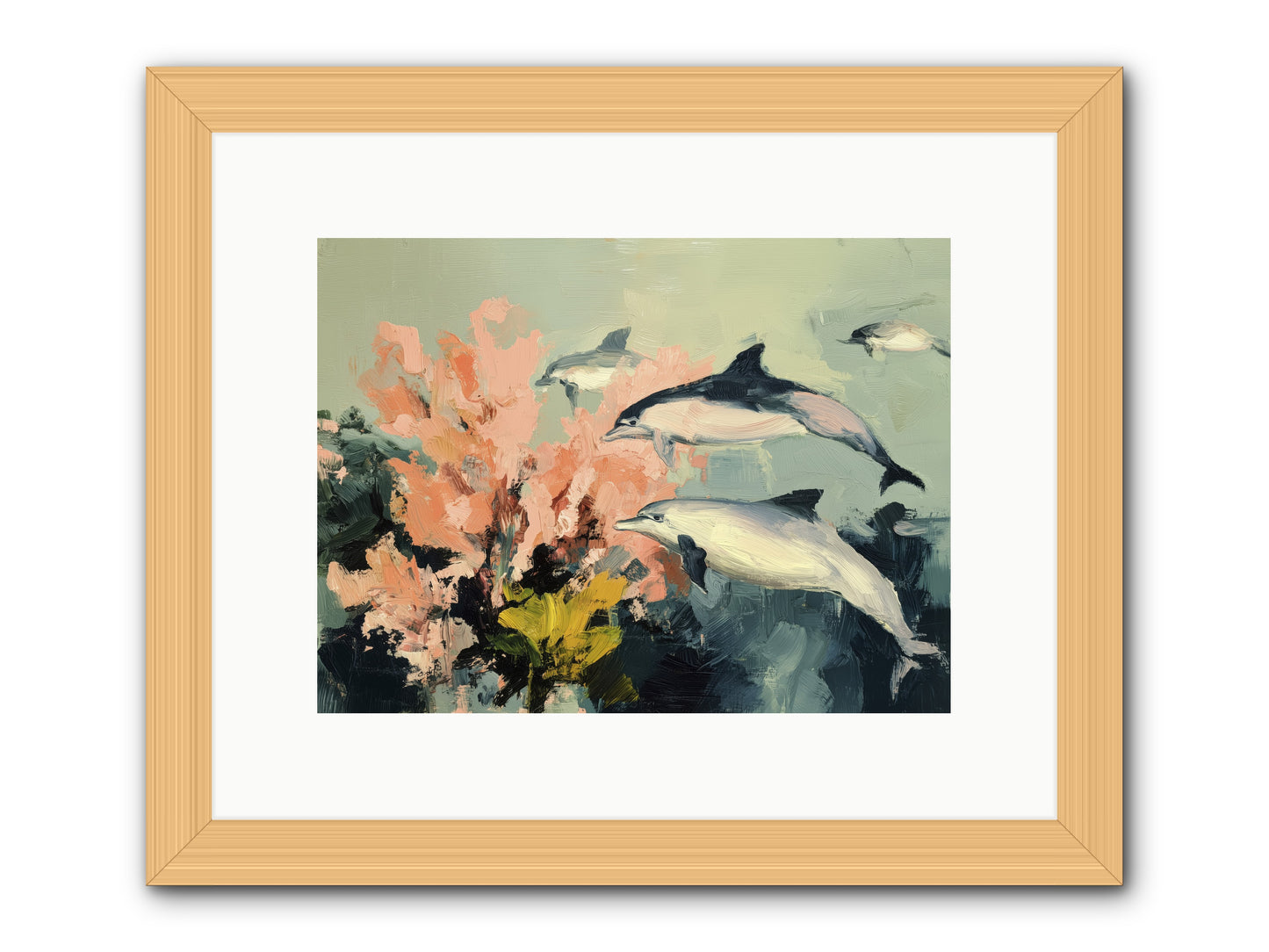 Neptune's Cabinet -- Framed Print - Natural 12x9