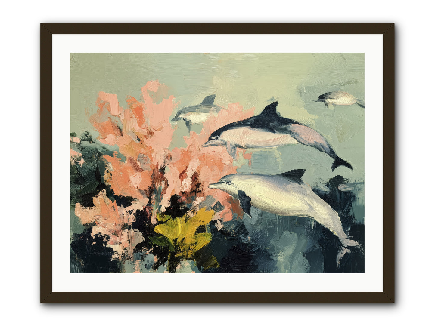 Neptune's Cabinet -- Framed Print - Black 32x24