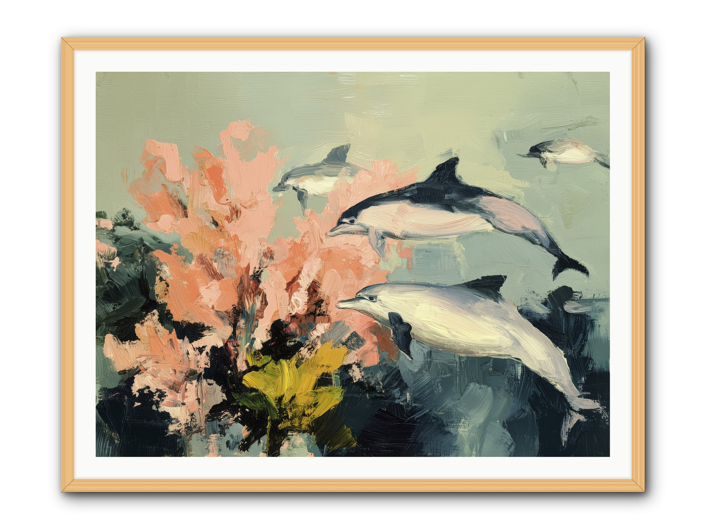 Neptune's Cabinet -- Framed Print - Natural 48x36