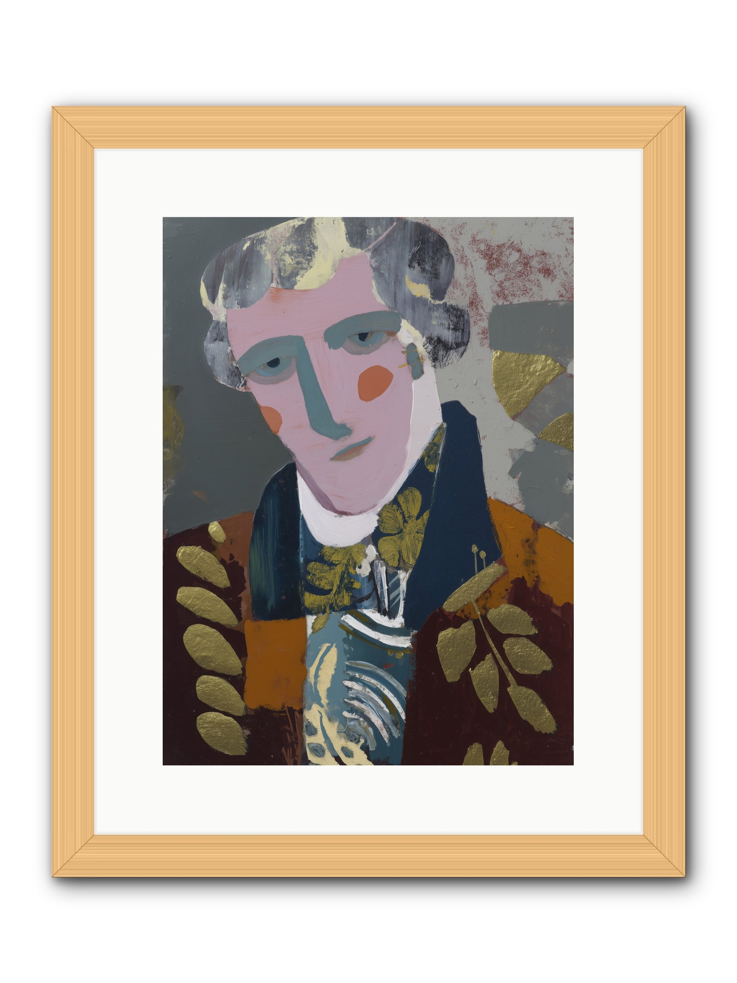 Neptune's Confidant -- Framed Print - Natural 12x16
